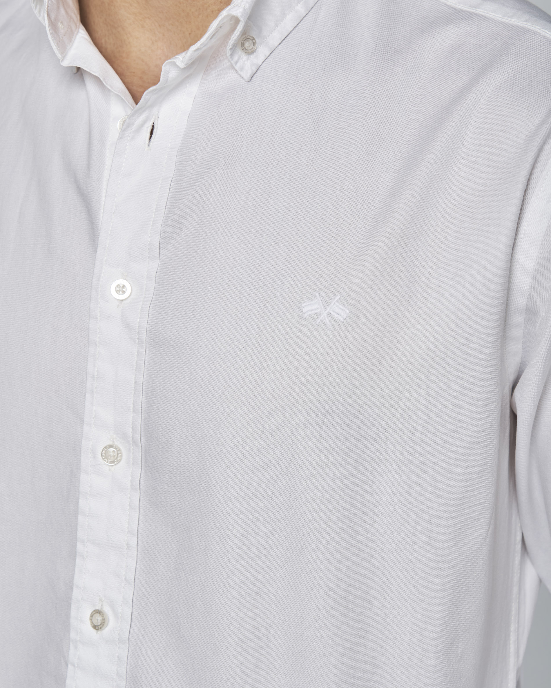 Camisa Micro Oxford Lisa Branco-2