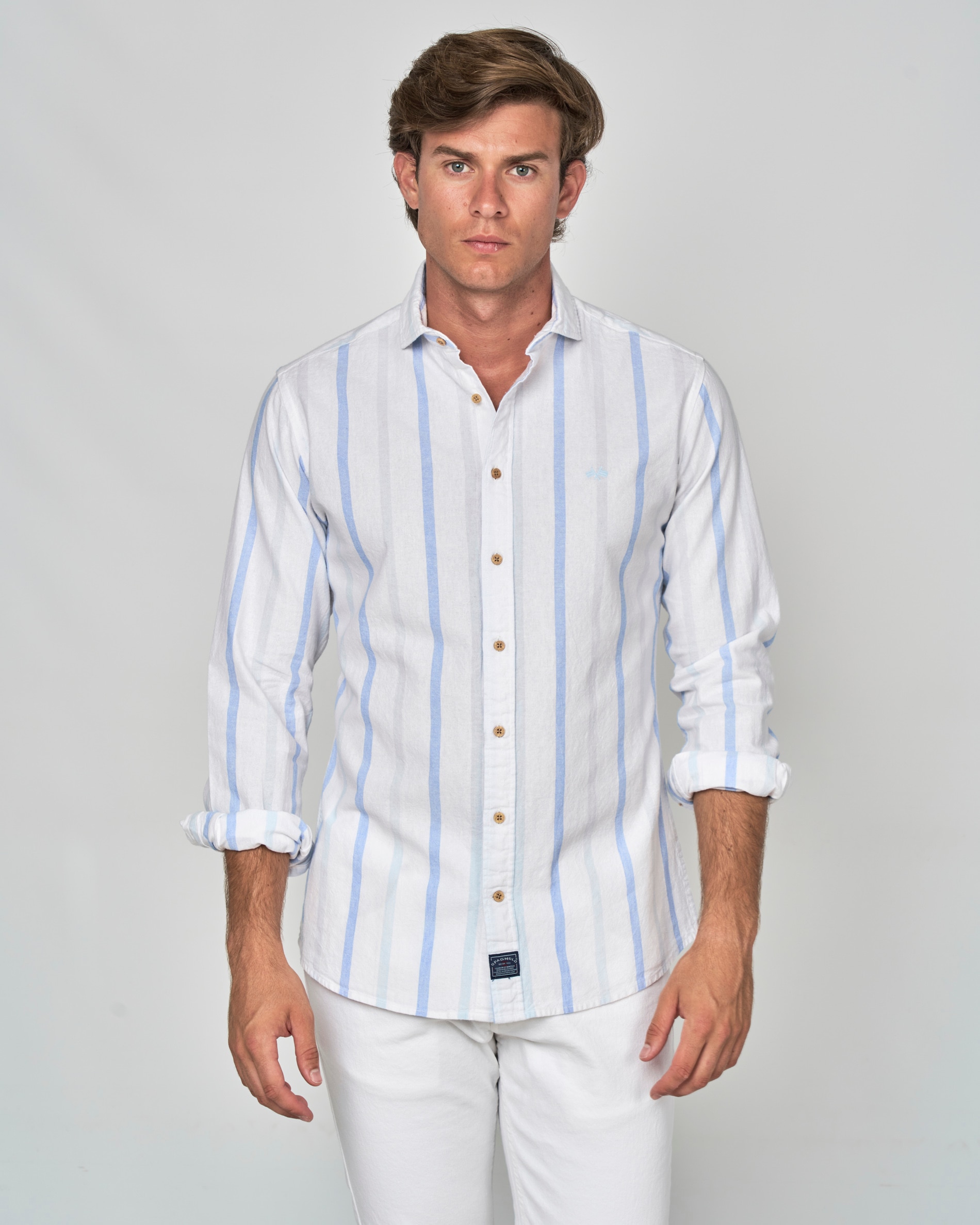 Imagem 0 de Camisa Rústica Às Riscas