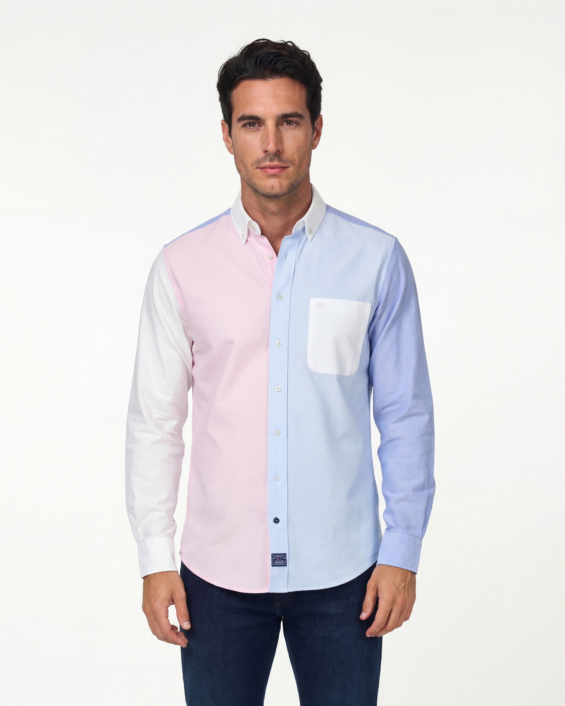 Imagem 0 de Camisa Oxford Combi Lisa