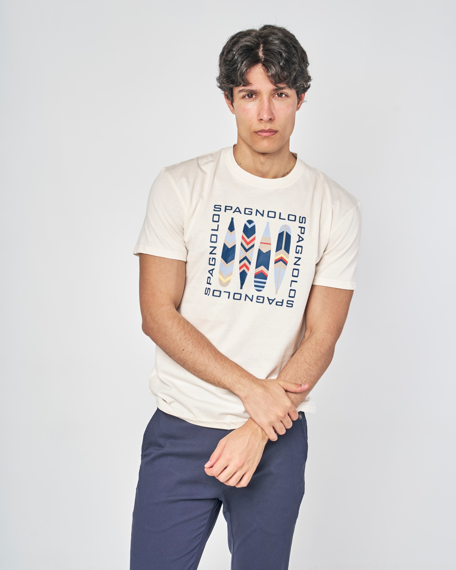T-shirt Palas Spagnolo Bege-1