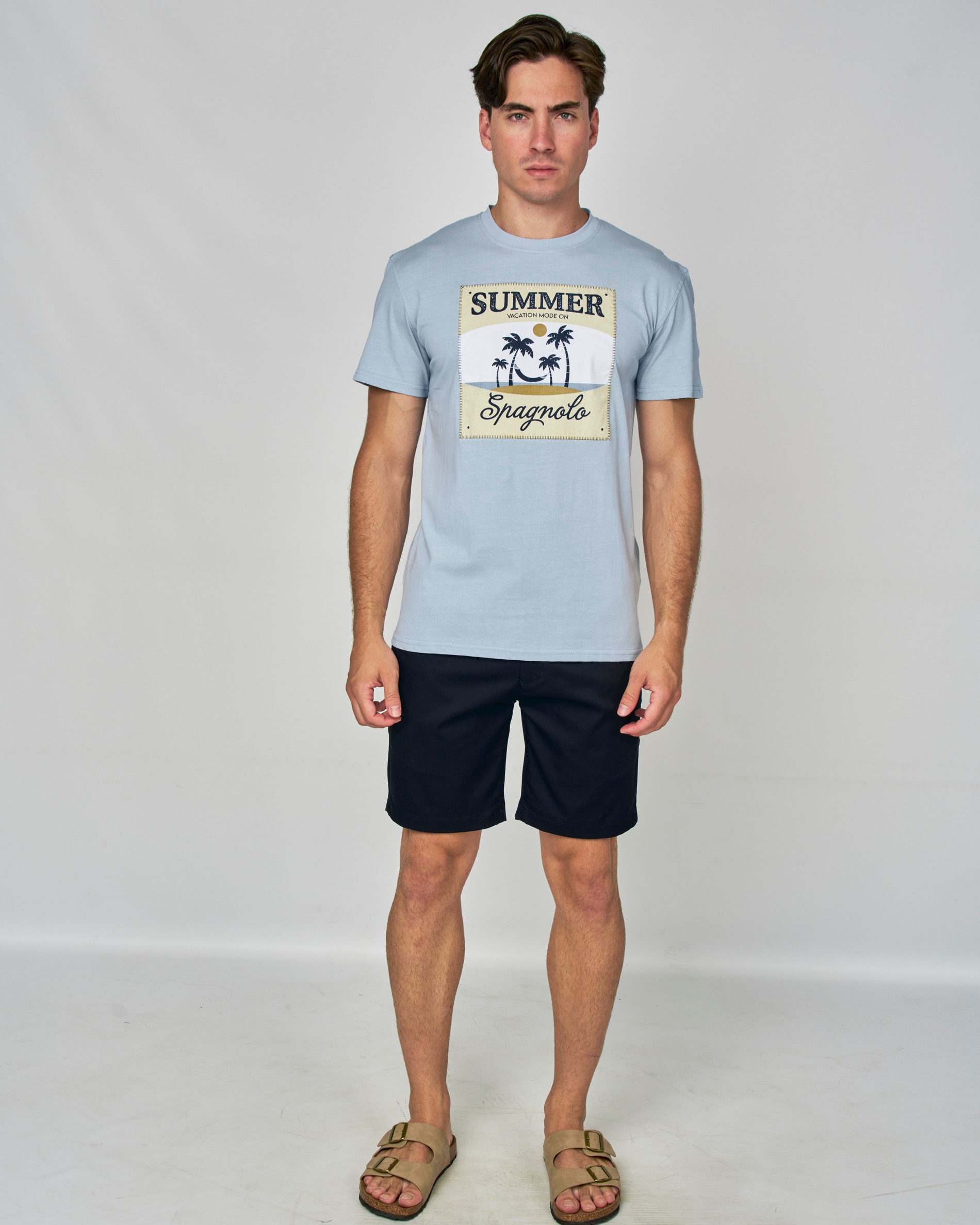 T-shirt Summer Spagnolo Azul-claro-4