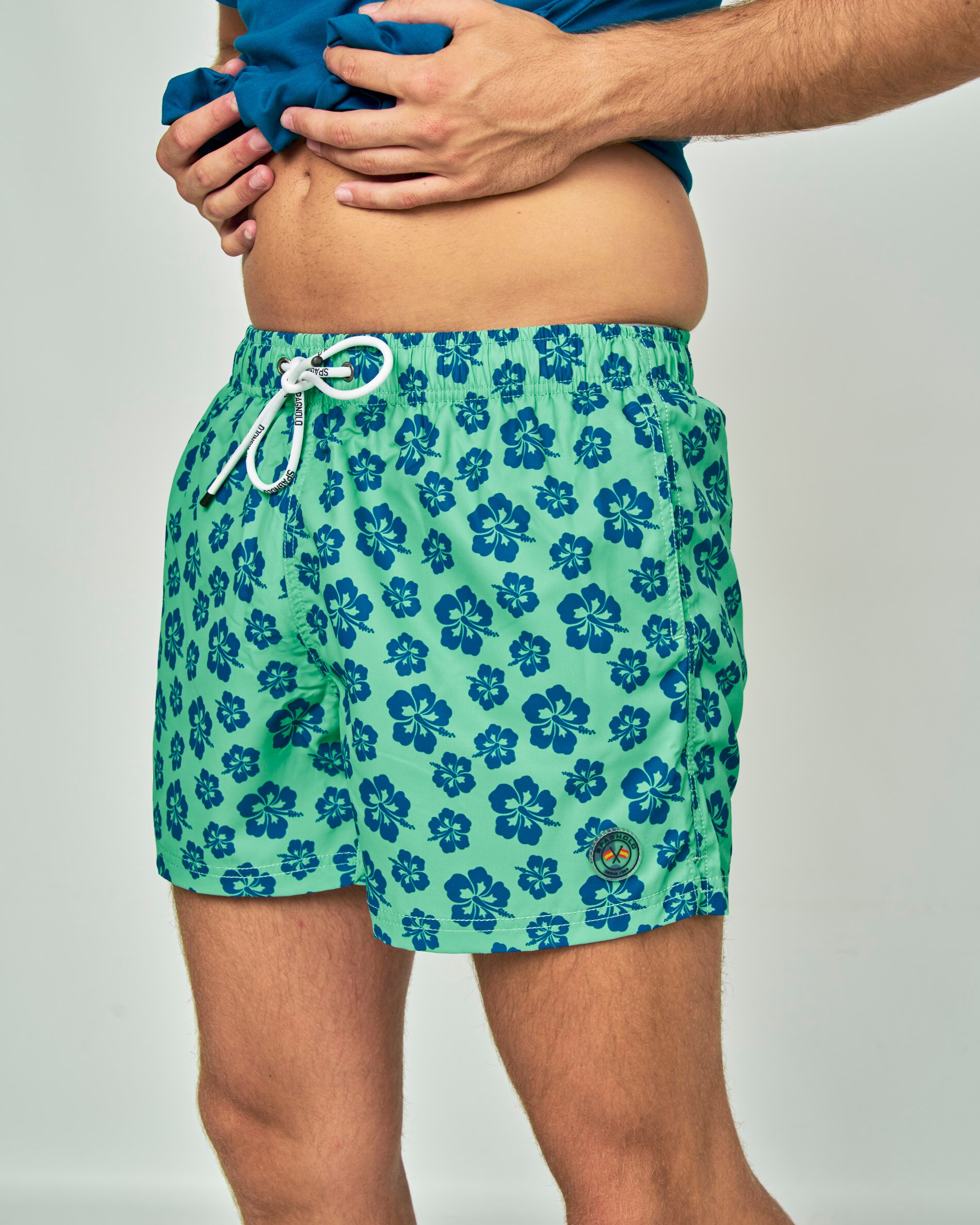Fato de Banho Estampado Verde-2