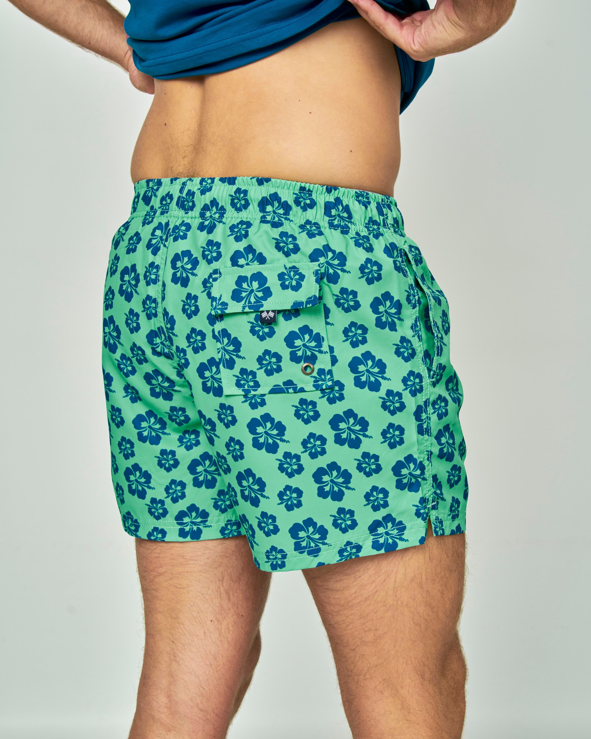 Fato de Banho Estampado Verde-3