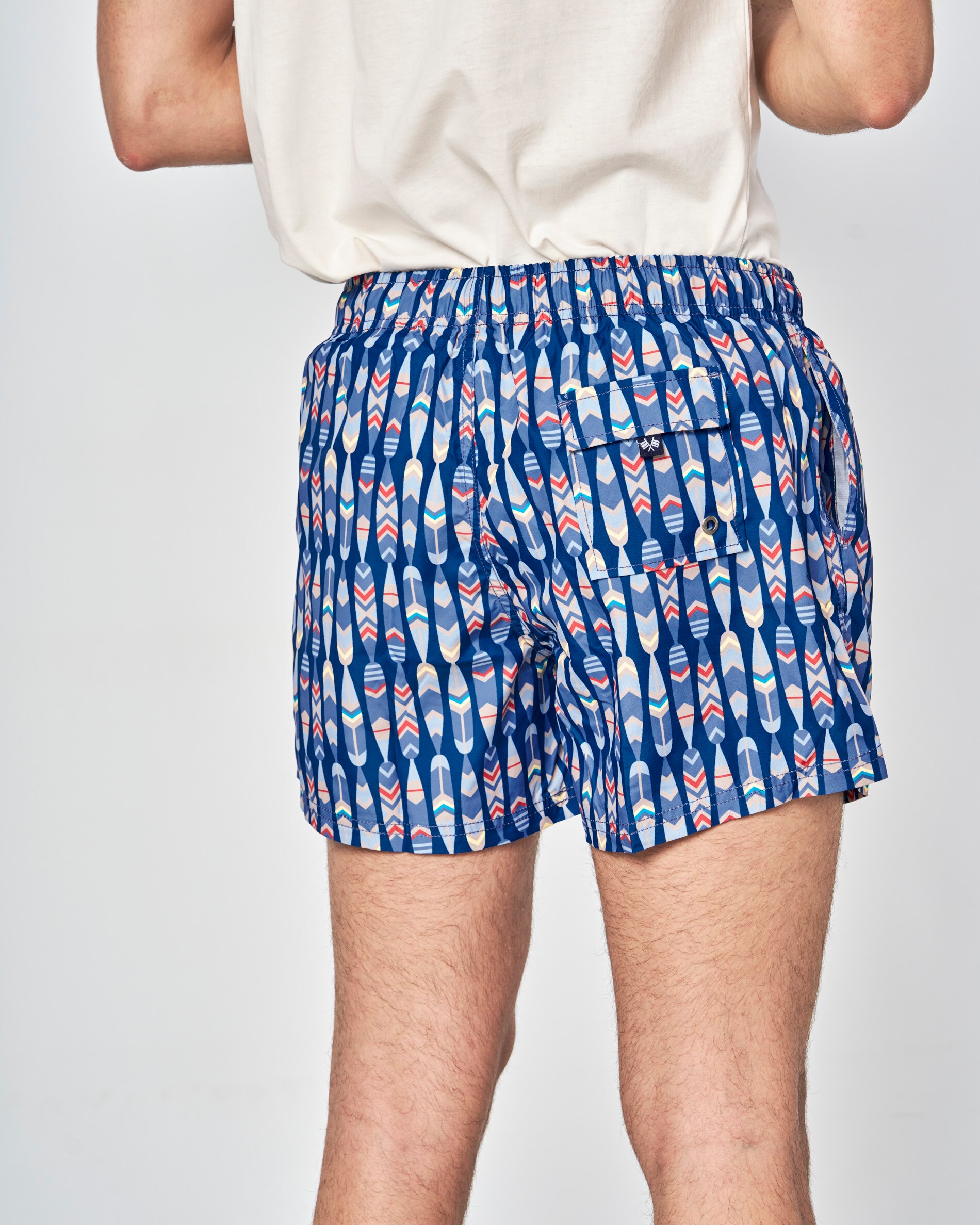 Fato de Banho Estampado Azul-2