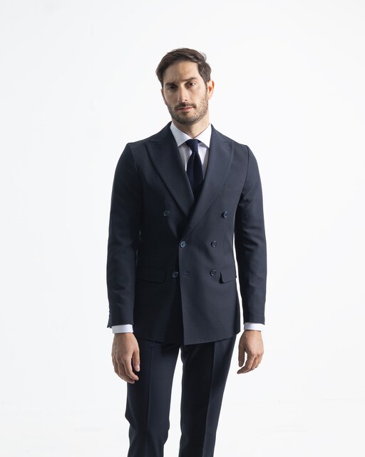 Imagem 0 de Blazer Cruzado Non Iron Marinho
