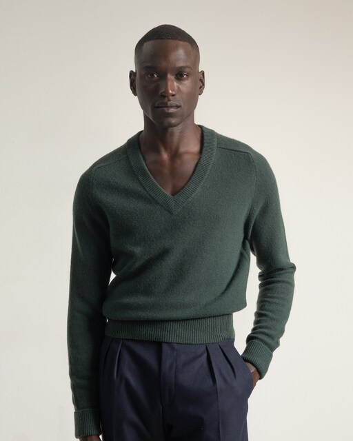 Imagem 0 de Camisola em Lã com Gola Vintage