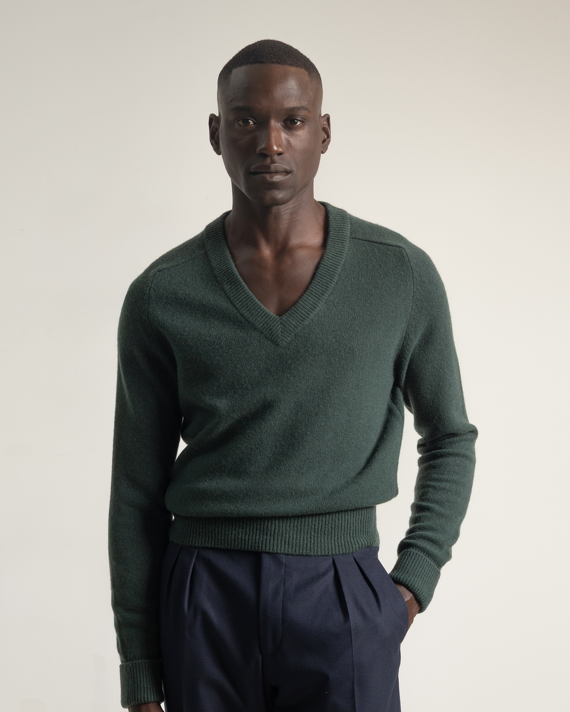 Imagem 0 de Camisola em Lã com Gola Vintage