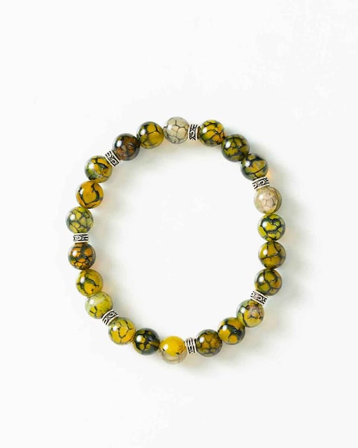 Imagem 0 de Pulseira de Pedras Amarelas