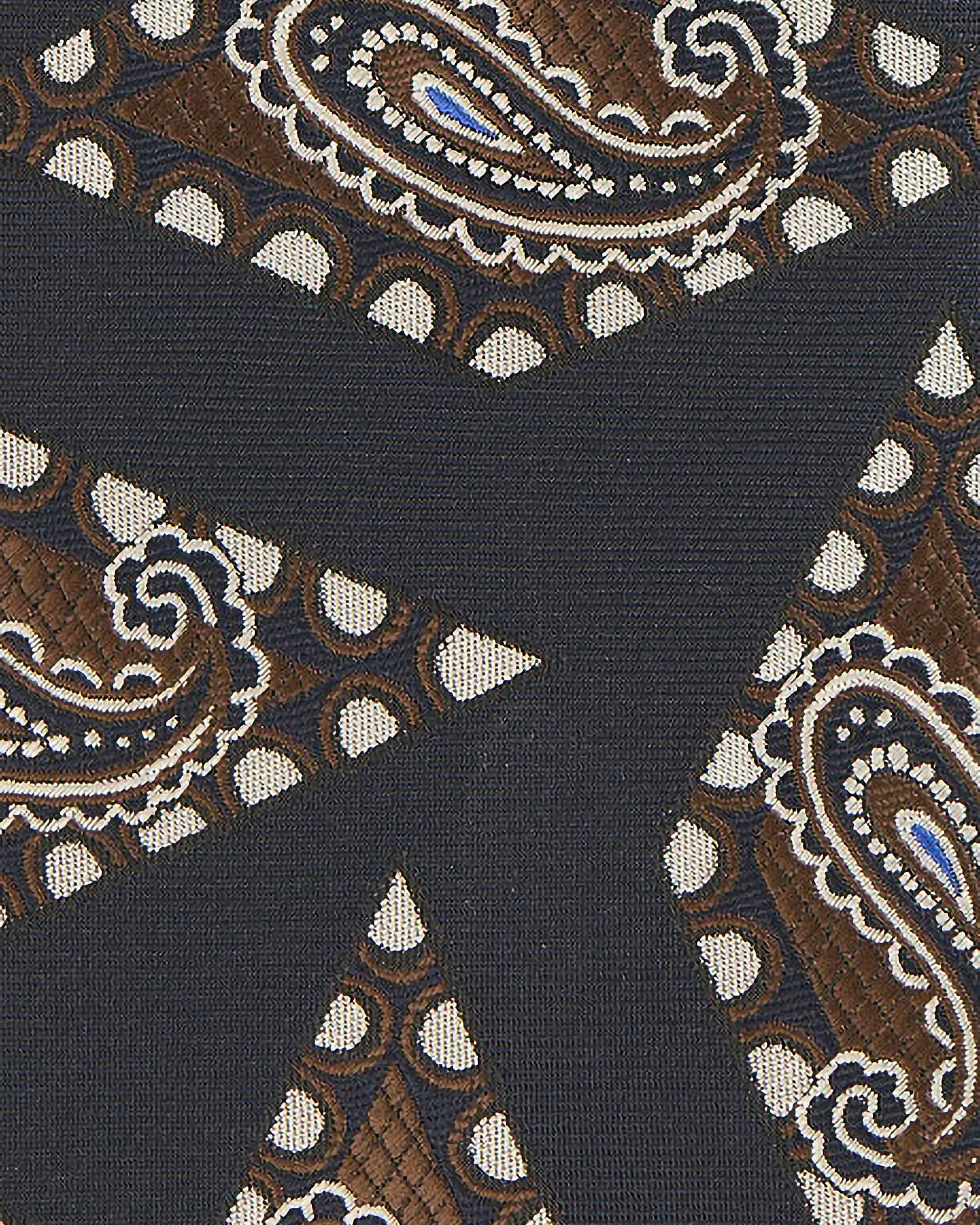Gravata Paisley Azul-marinho Azul-marinho-2