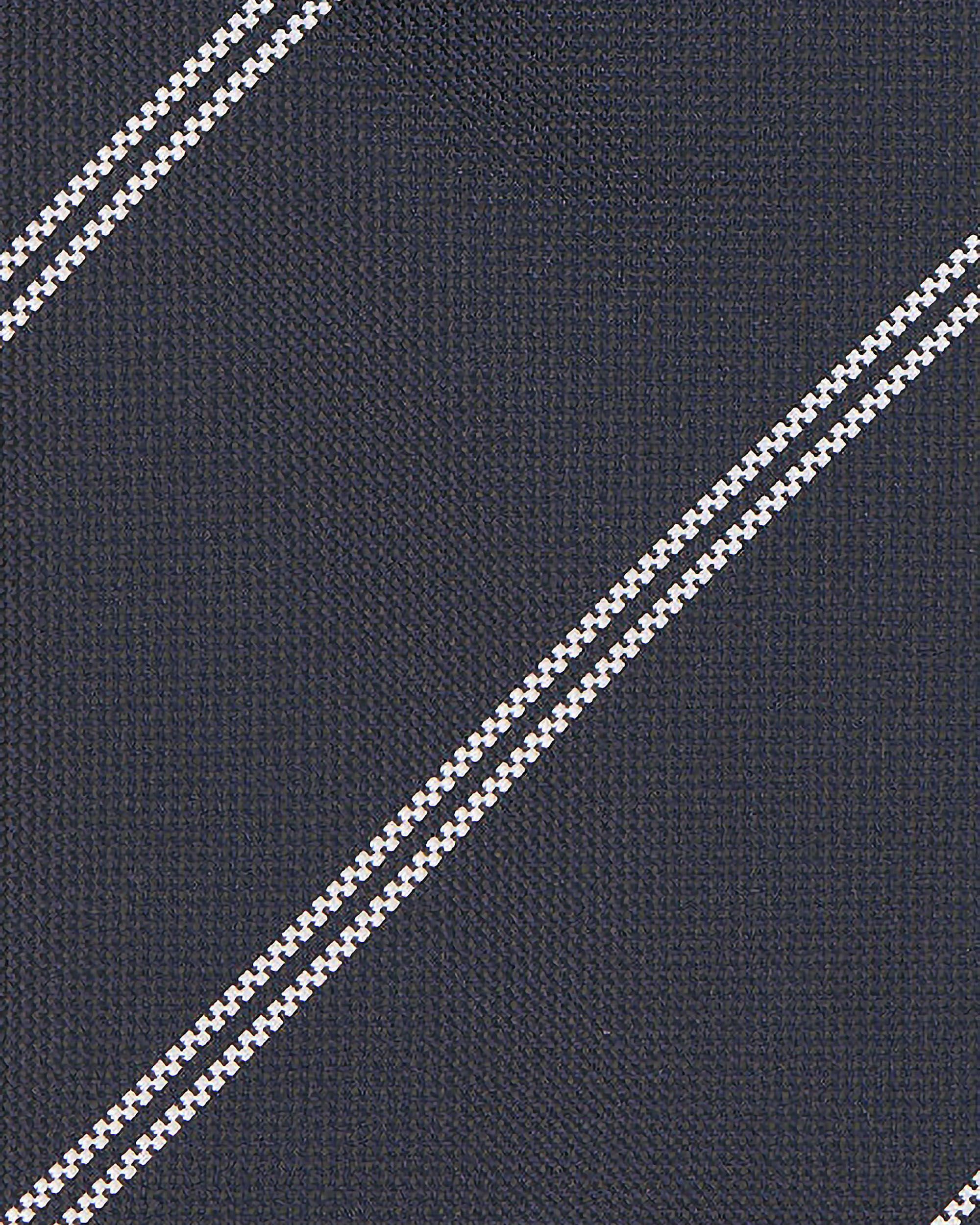 Gravata Às Riscas Regimental Azul-marinho Castanho-2
