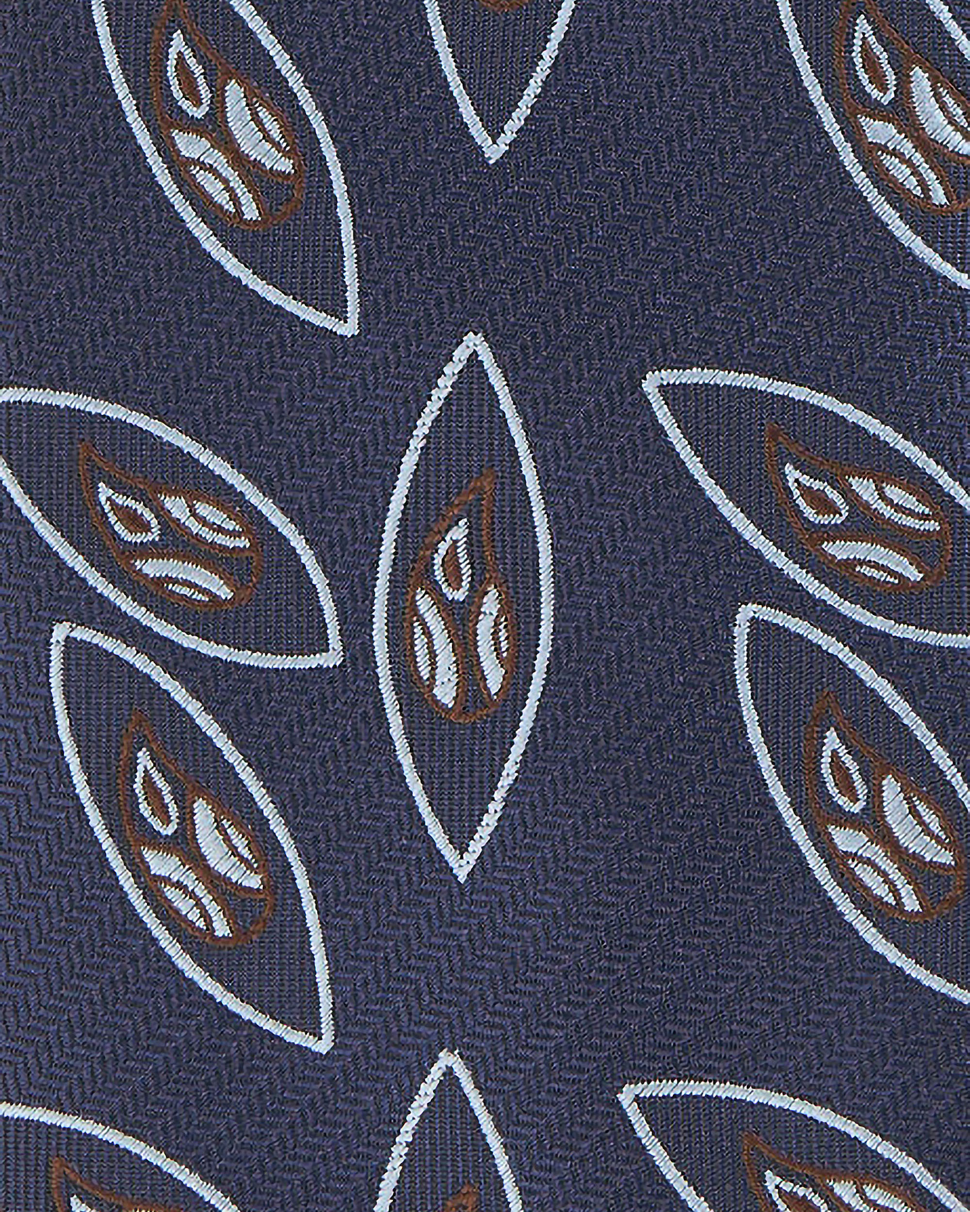 Gravata Estampada Azul-marinho Azul-marinho-2