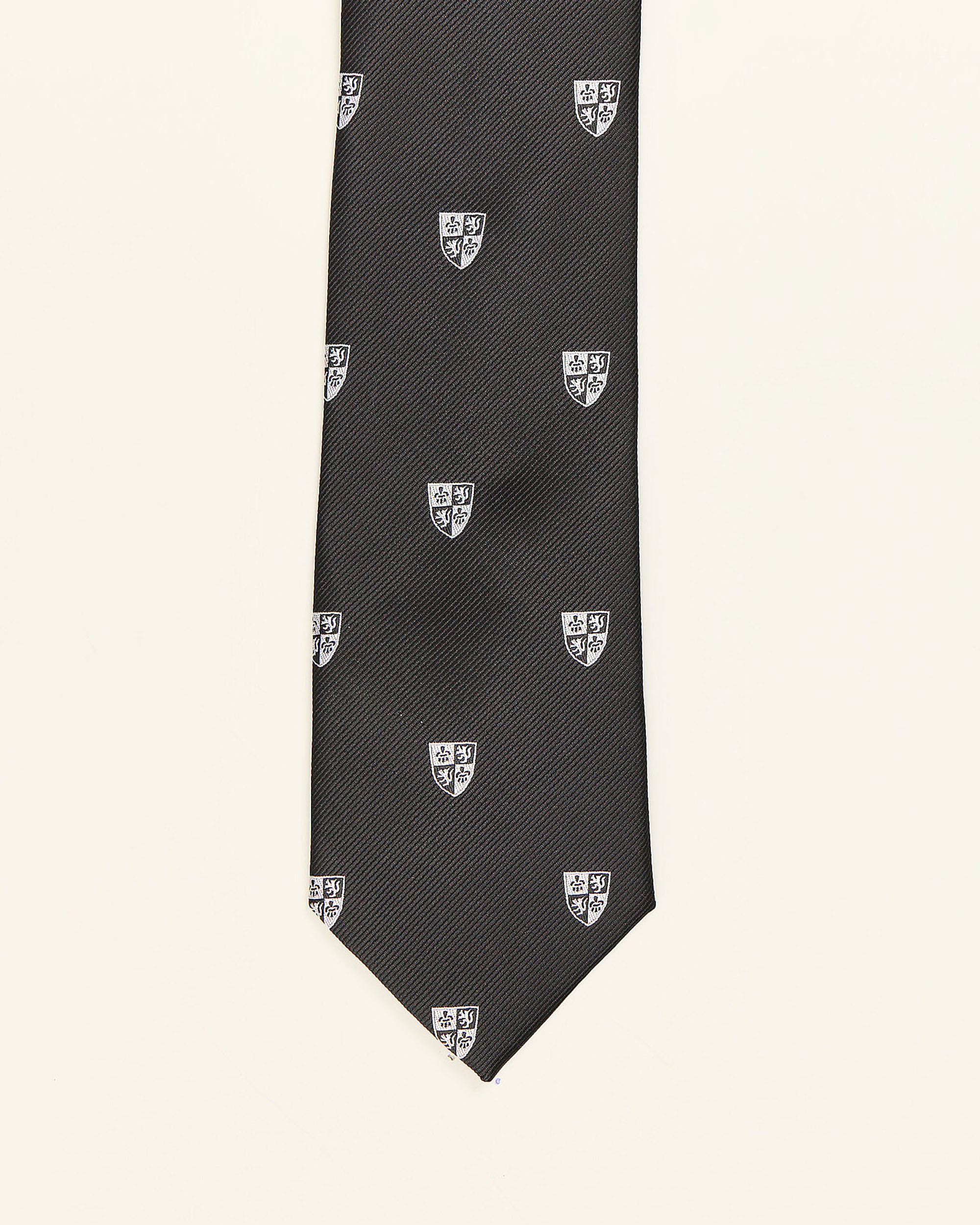 Gravata Escudos Preto Preto-1