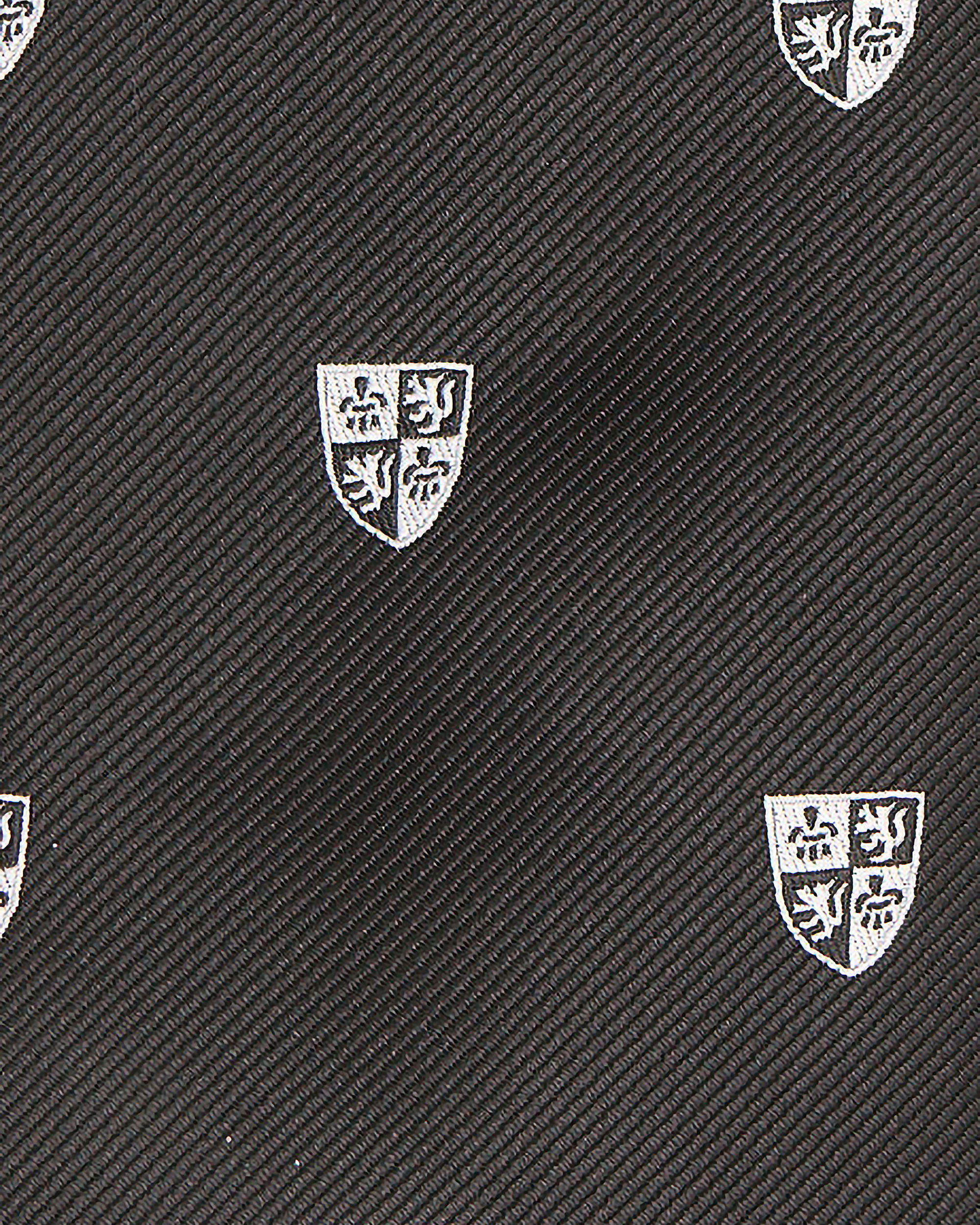 Gravata Escudos Preto Preto-2