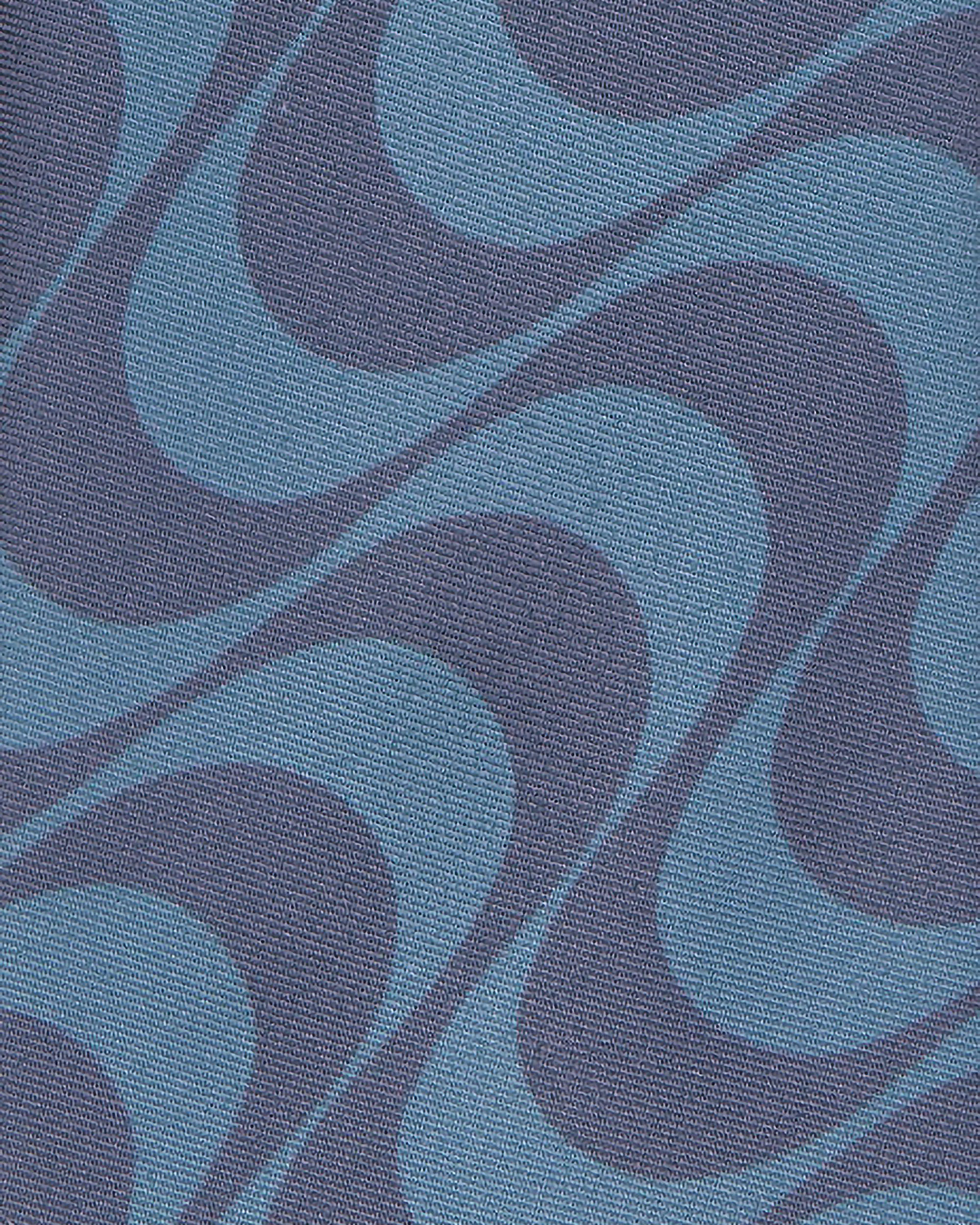 Gravata Estampada Azul Petróleo Azul-índigo-2