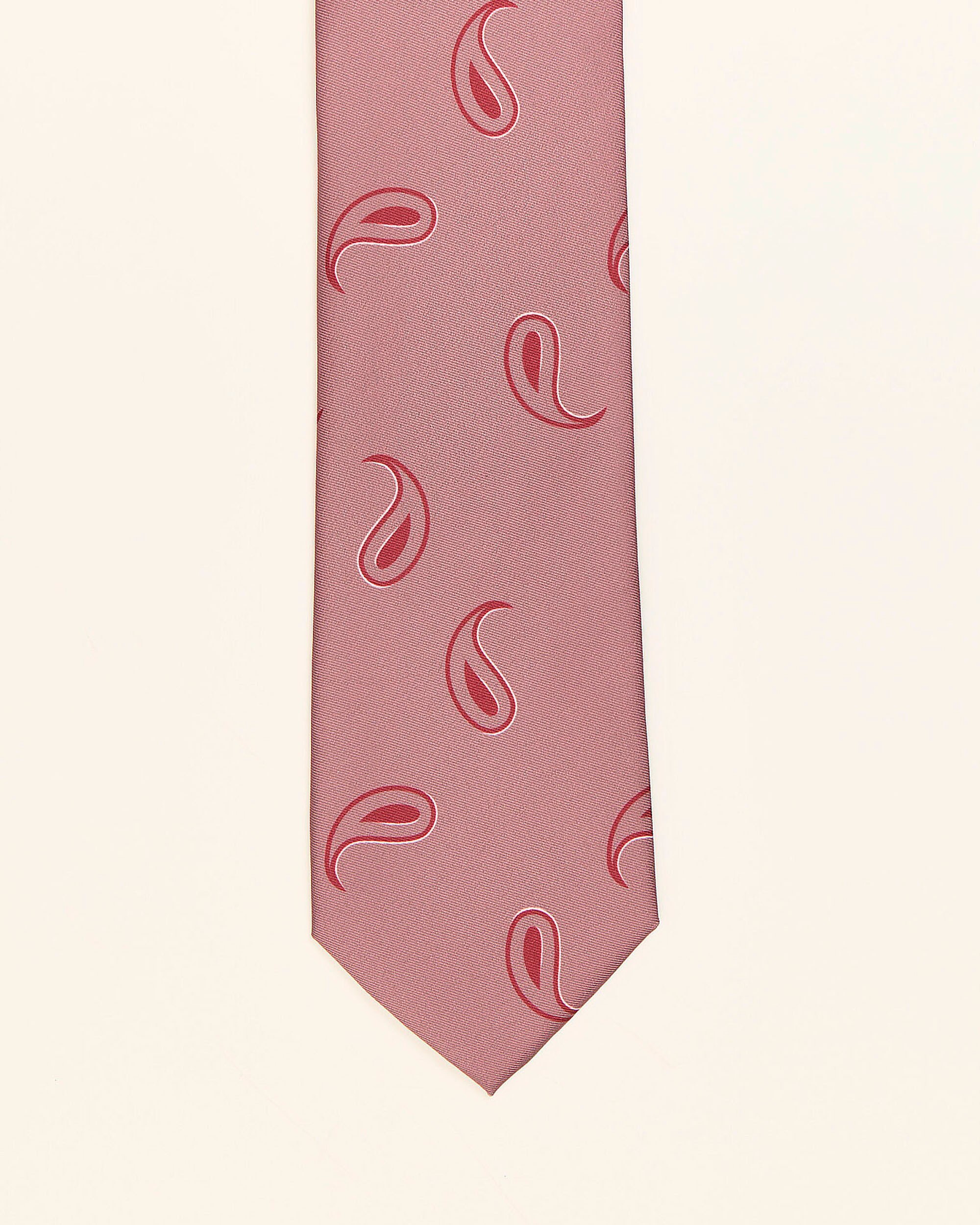 Gravata Amebas Rosa Vermelho-cereja-1