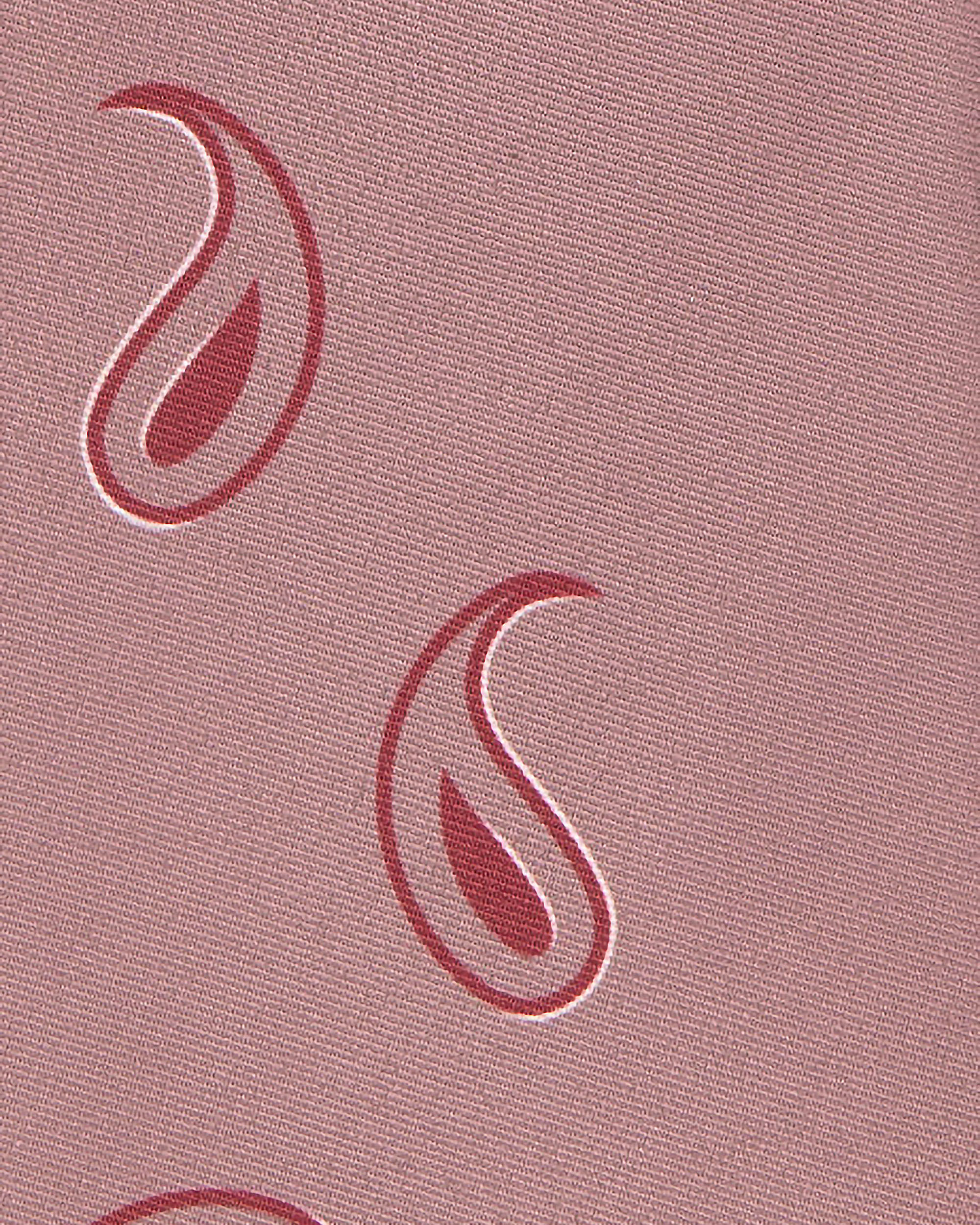 Gravata Amebas Rosa Vermelho-cereja-2