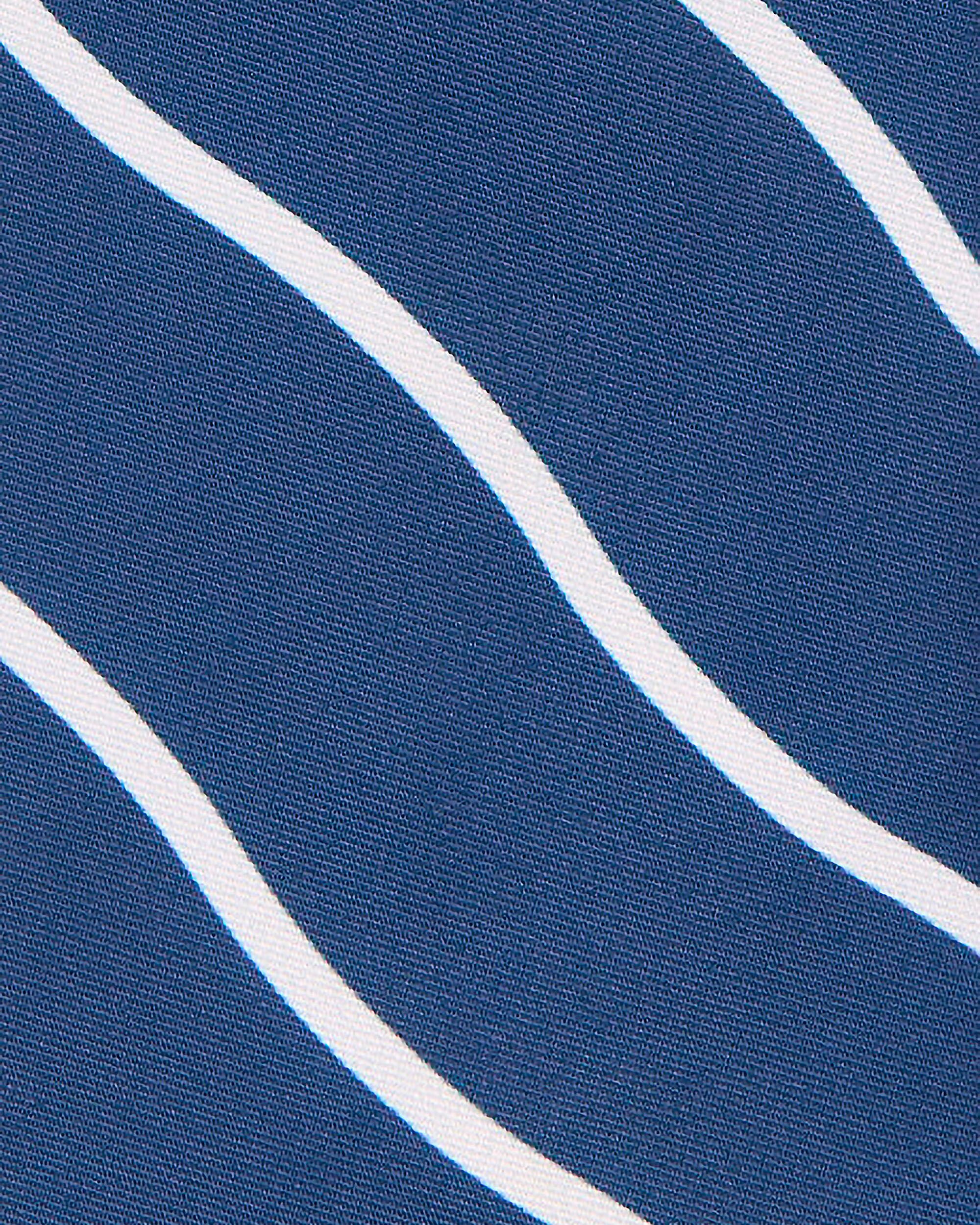 Gravata Ondas Azul Tinta Azul / Branco-2