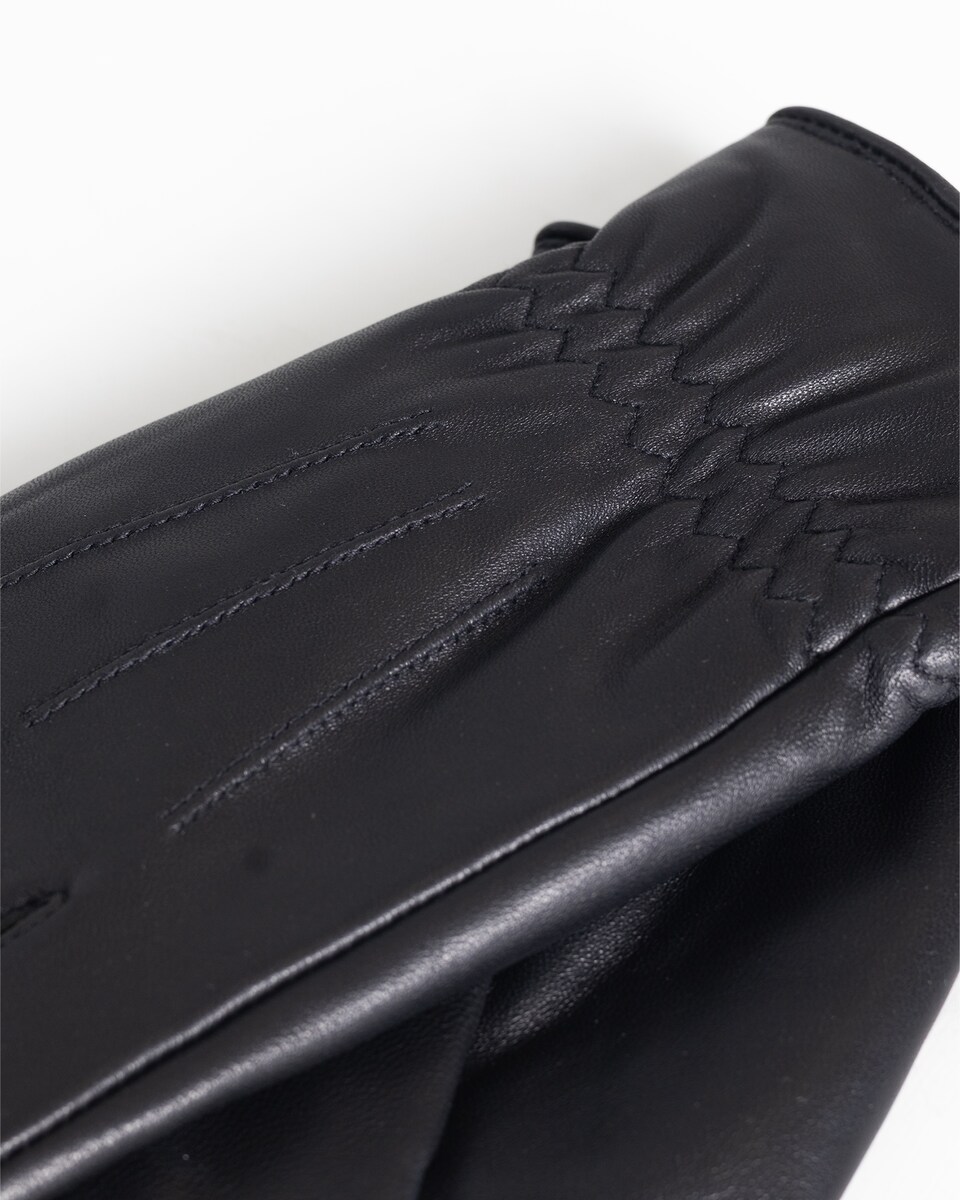 Luvas de Pele Preto-3