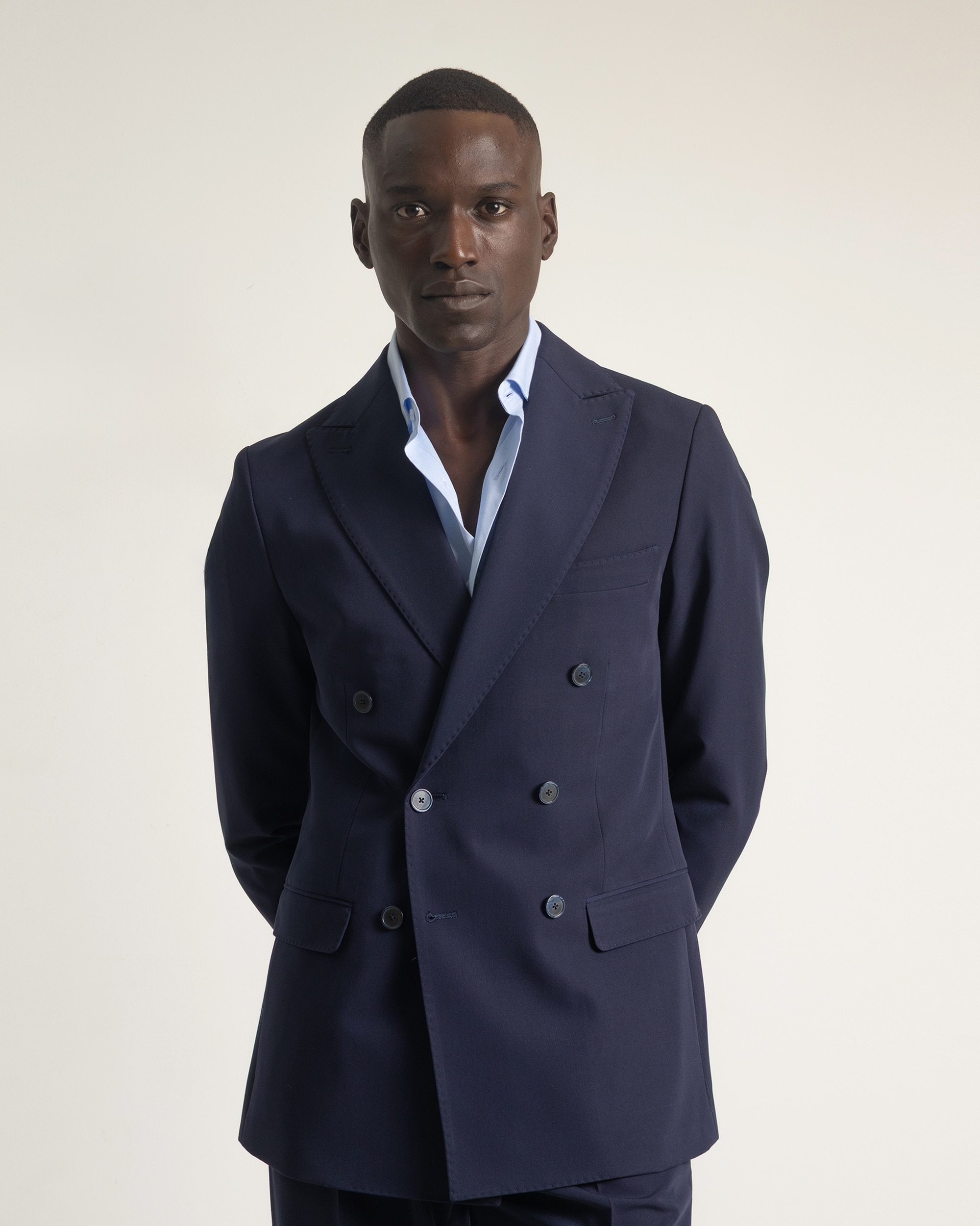 Blazer Cruzado Non Iron Slim Fit Azul-marinho-2