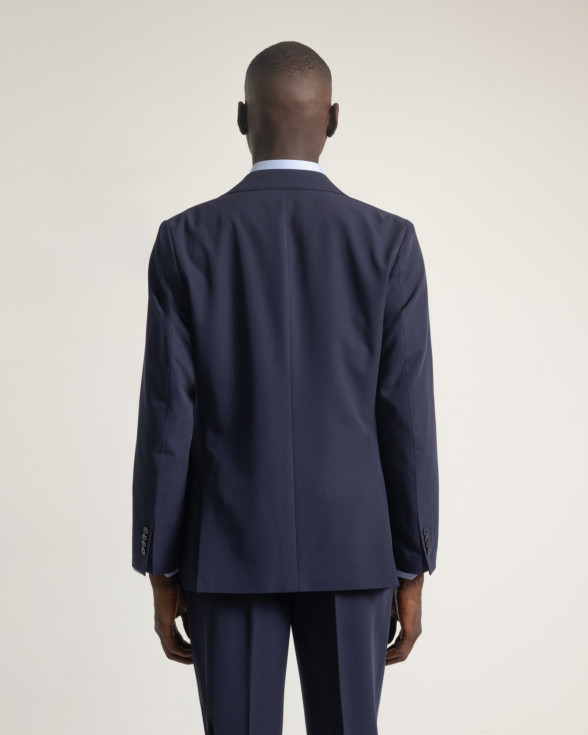 Blazer Cruzado Non Iron Slim Fit Azul-marinho-4
