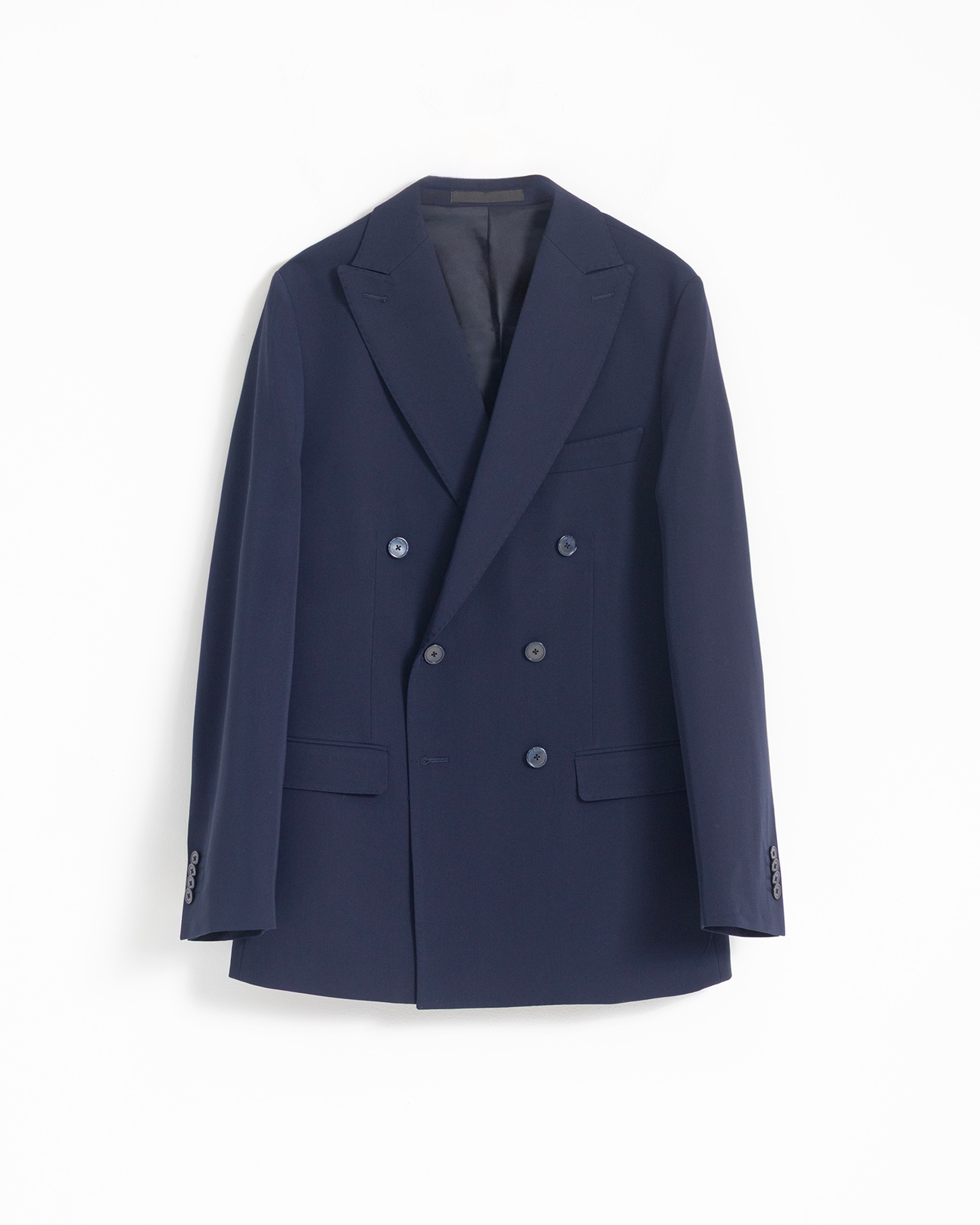 Blazer Cruzado Non Iron Slim Fit Azul-marinho-5