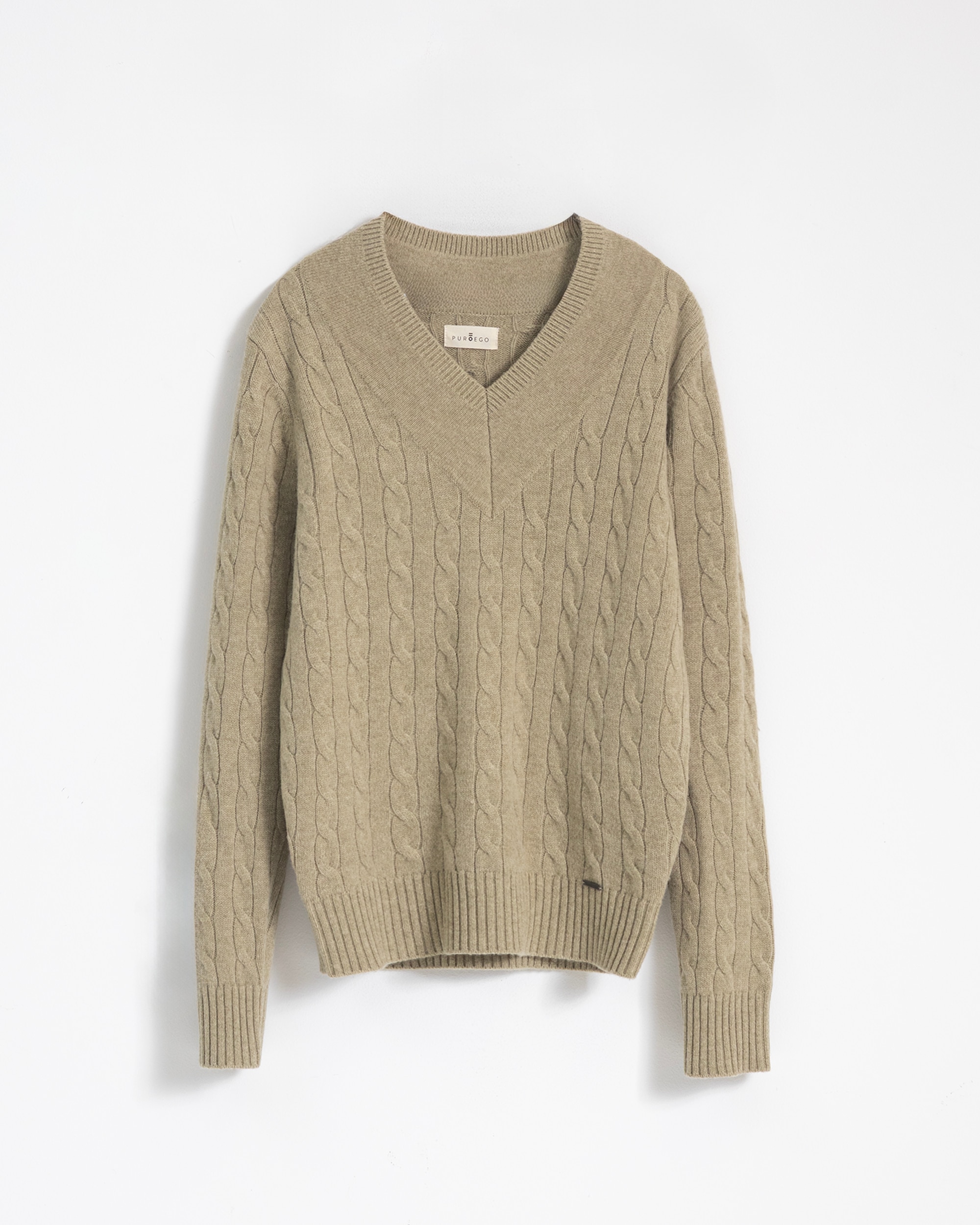 Camisola Cricket de Lã Verde-claro-5