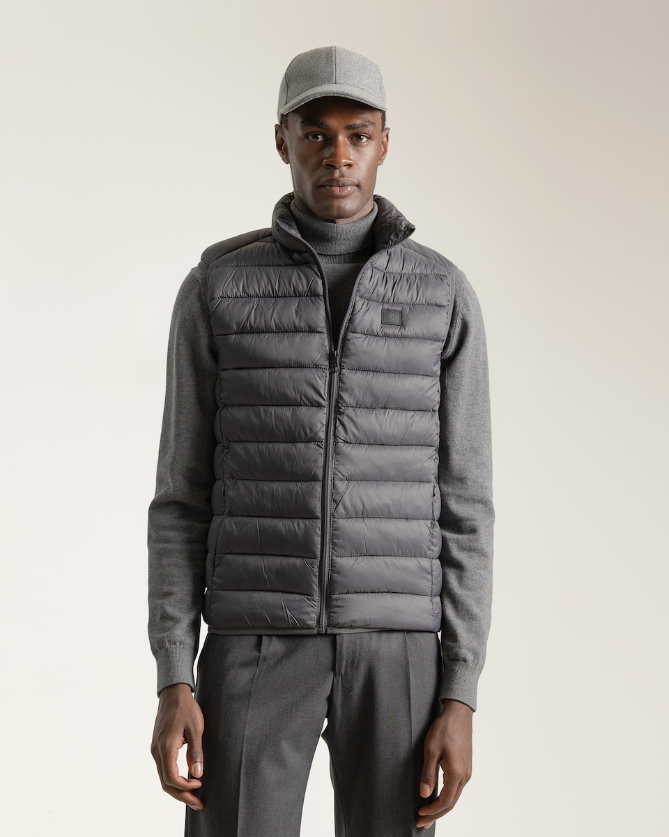 Colete Acolchoado Ultra Light Cinzento-escuro-2
