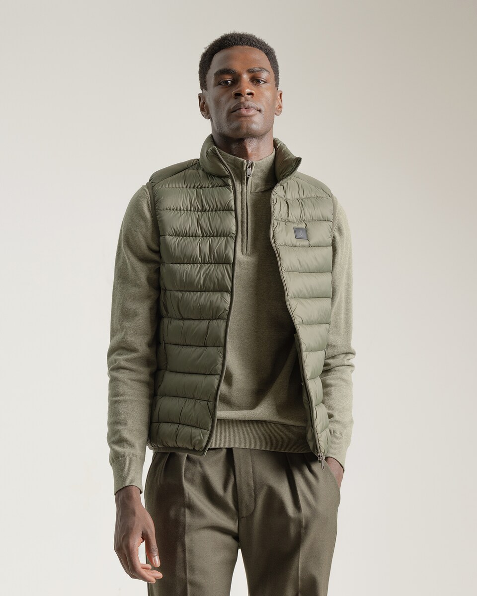 Colete Acolchoado Ultra Light Verde-1