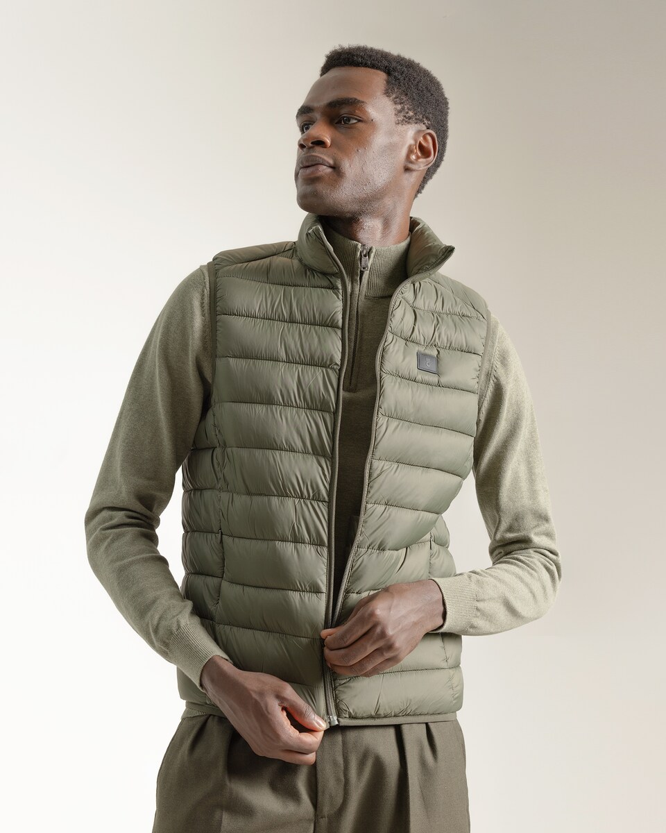 Colete Acolchoado Ultra Light Verde-2