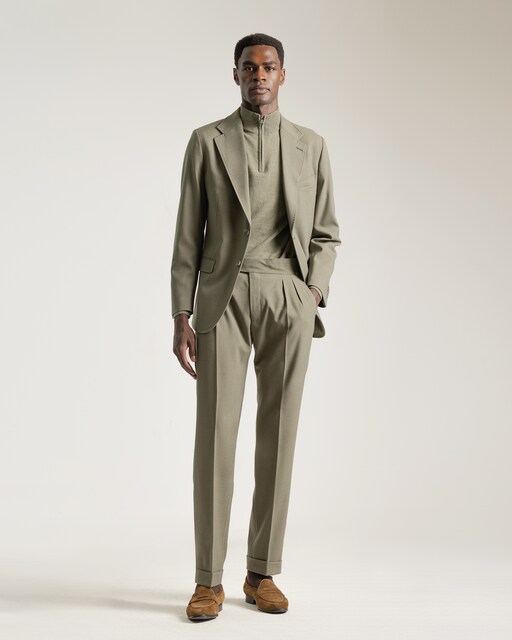 Imagem 0 de Calças de Fato Gurkha Slim Fit em Verde