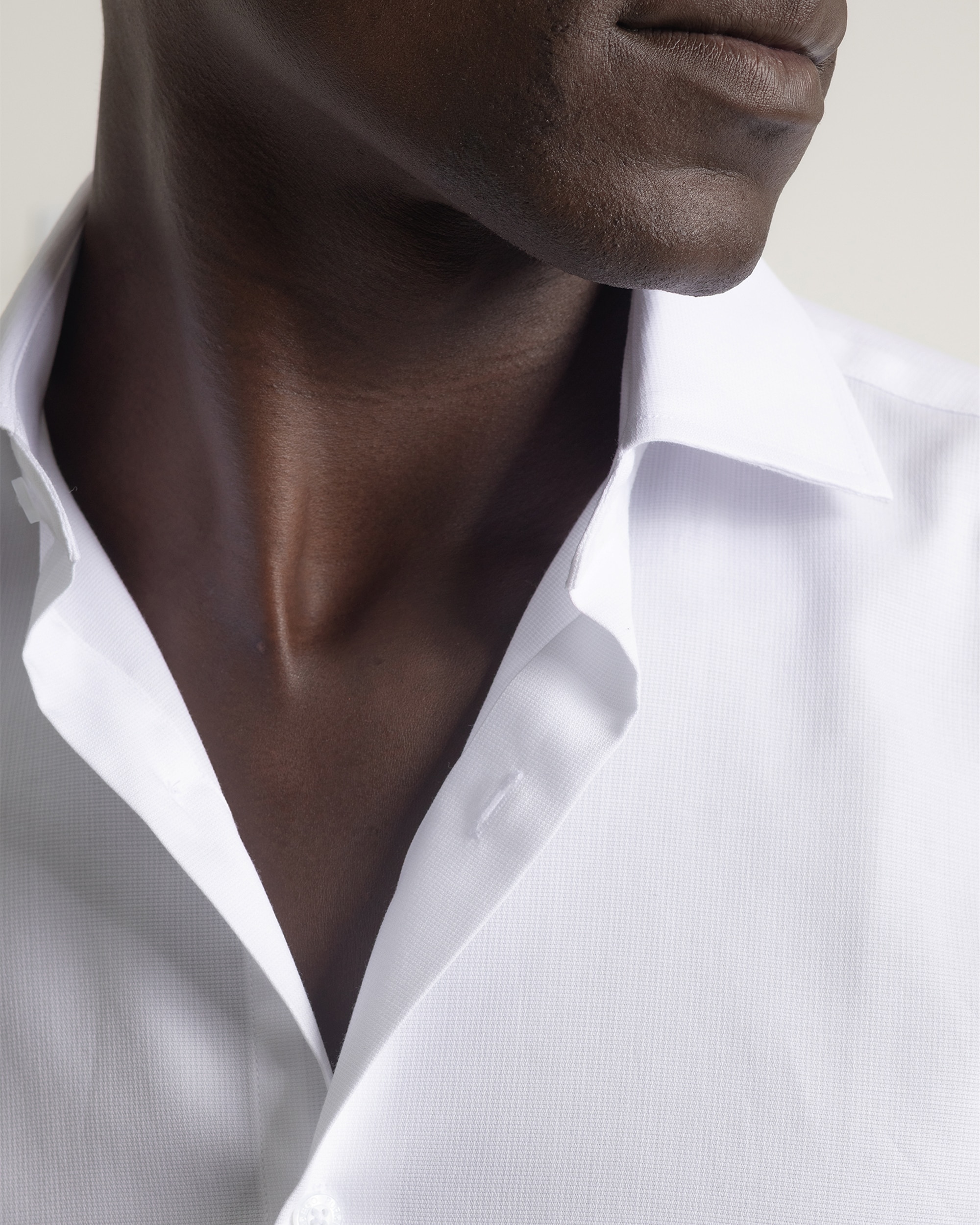 Camisa Formal com Estrutura Regular Fit Branca Branca-3