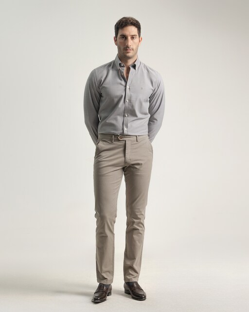 Imagem 0 de Calças Chino Twill Algodão Slim Fit