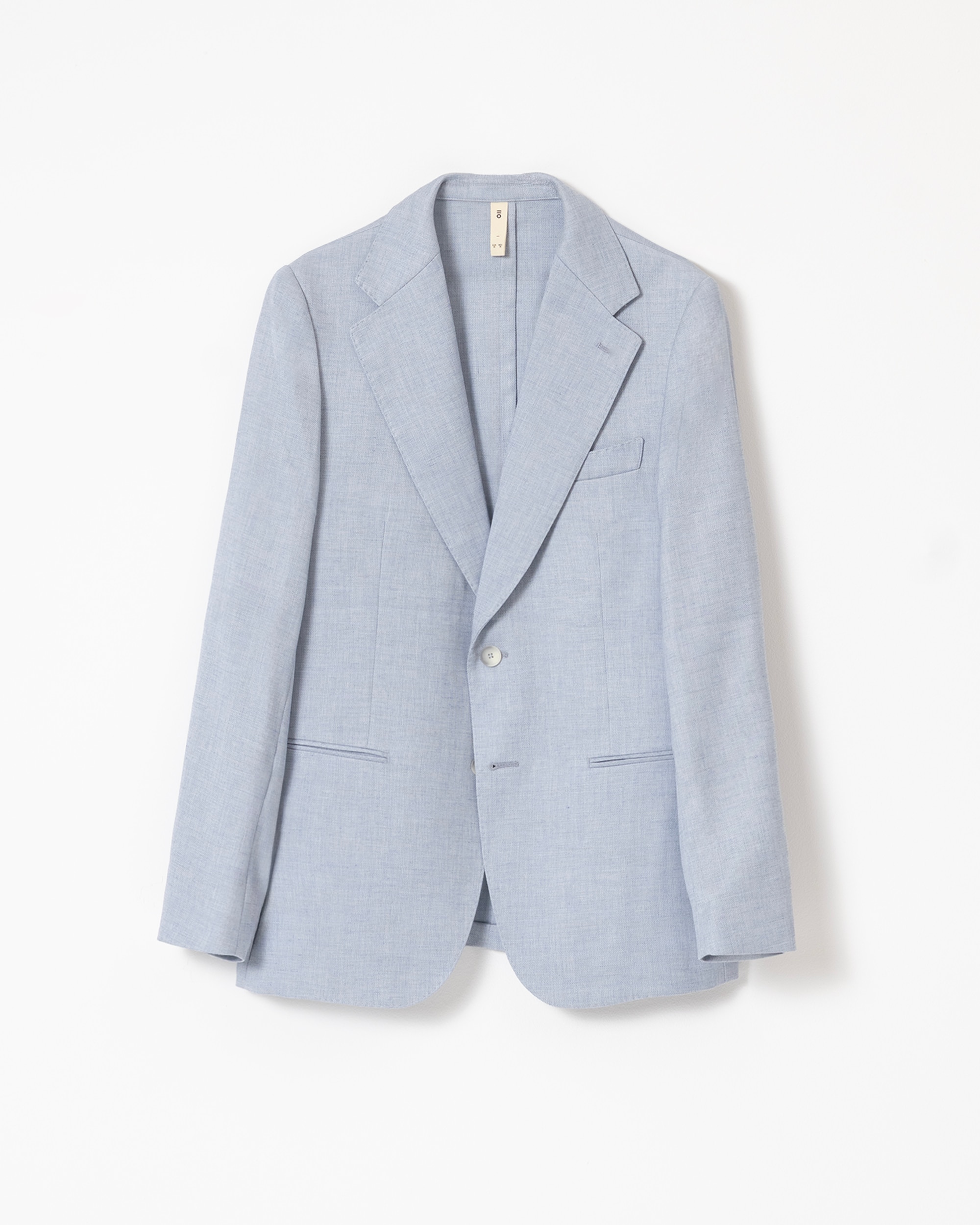 Blazer Estrutura Slim Fit Azul-claro-5