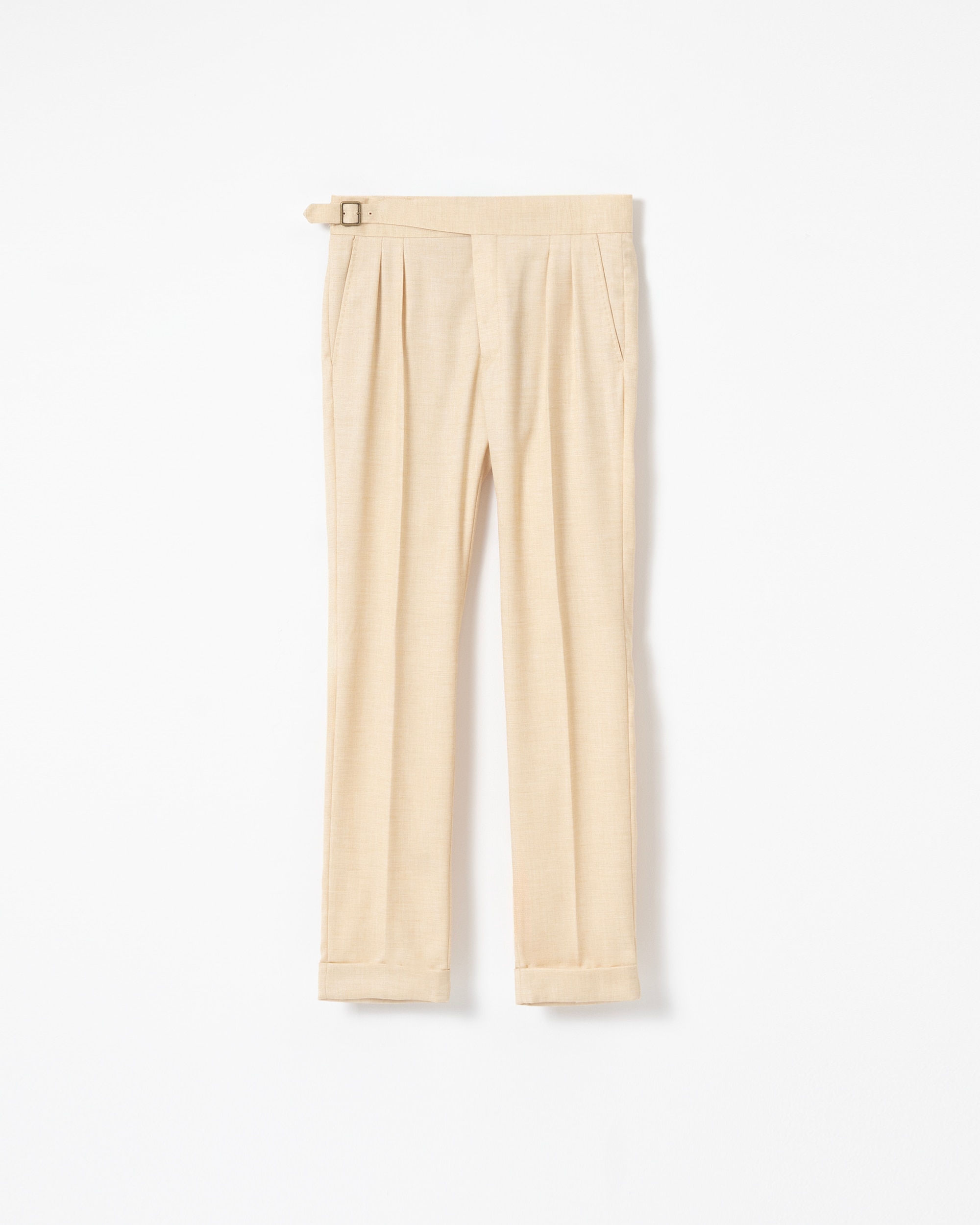 Calças Gurkha Slim Fit Creme-5