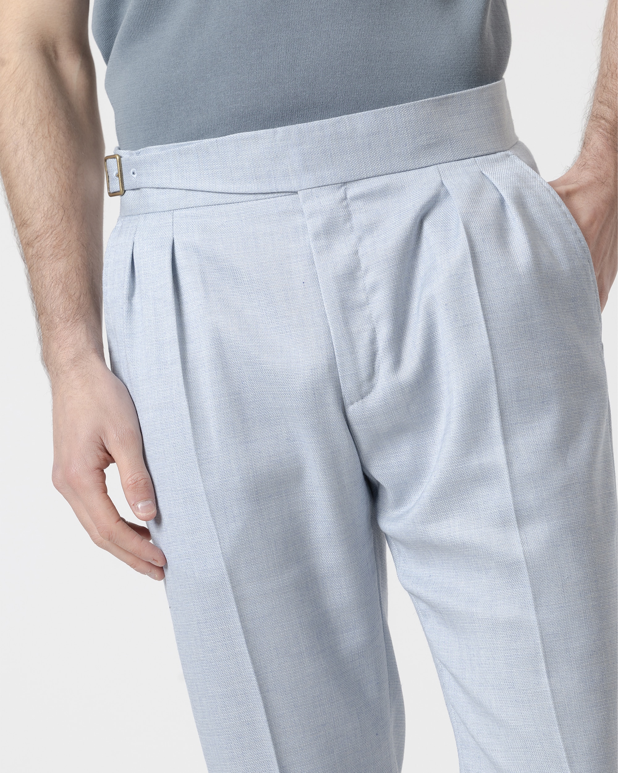 Calças Gurkha Slim Fit Azul-celeste-3