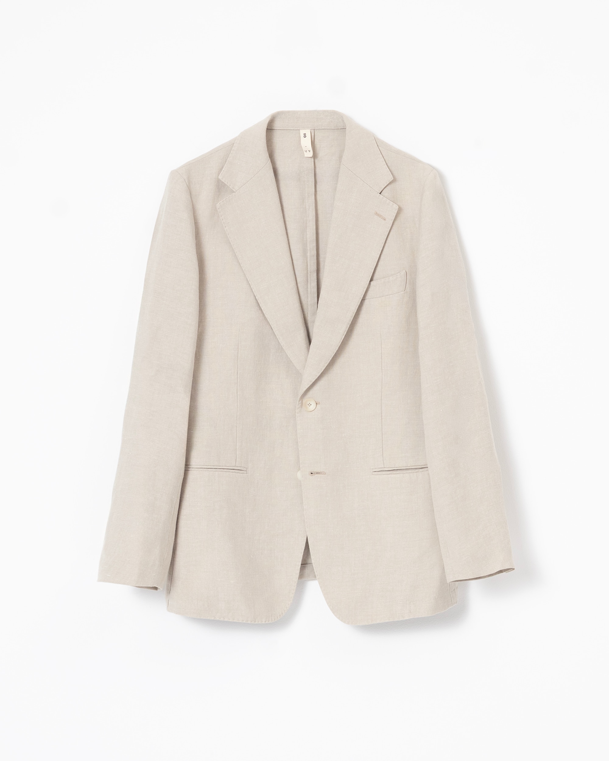 Blazer Desestruturado Slim Fit Areia-5