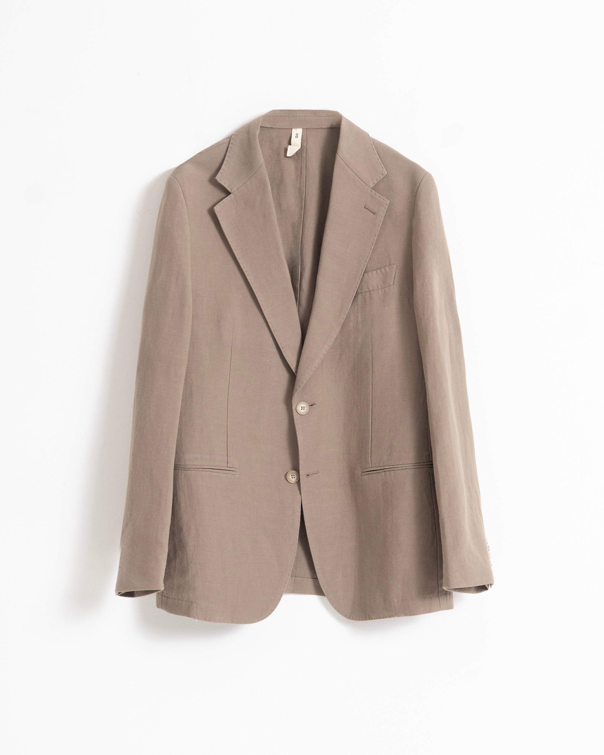 Blazer Desestruturado Slim Fit Castanho-claro-5