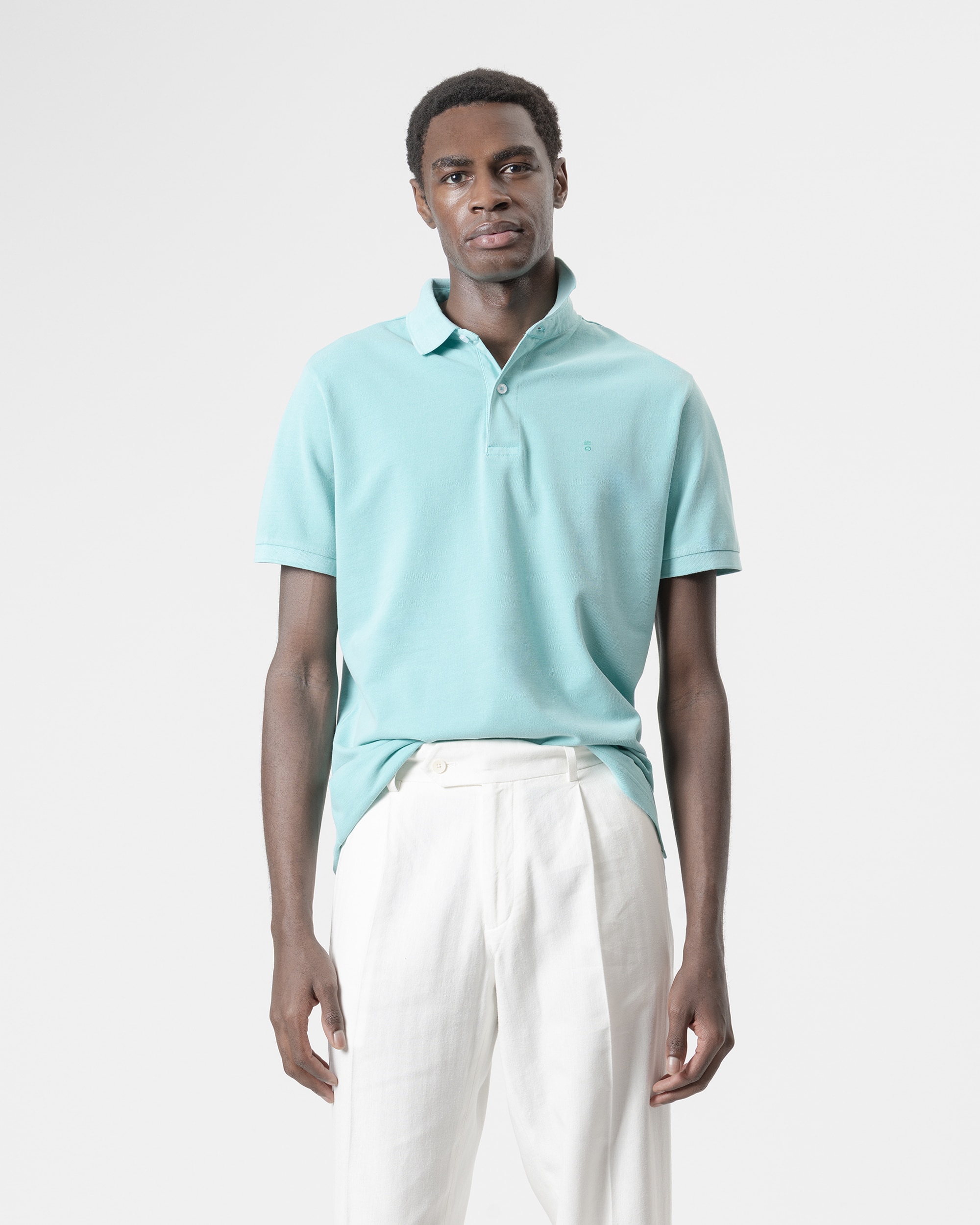 Imagem 0 de Polo Básico Piqué Lavado em Algodão Slim Fit
