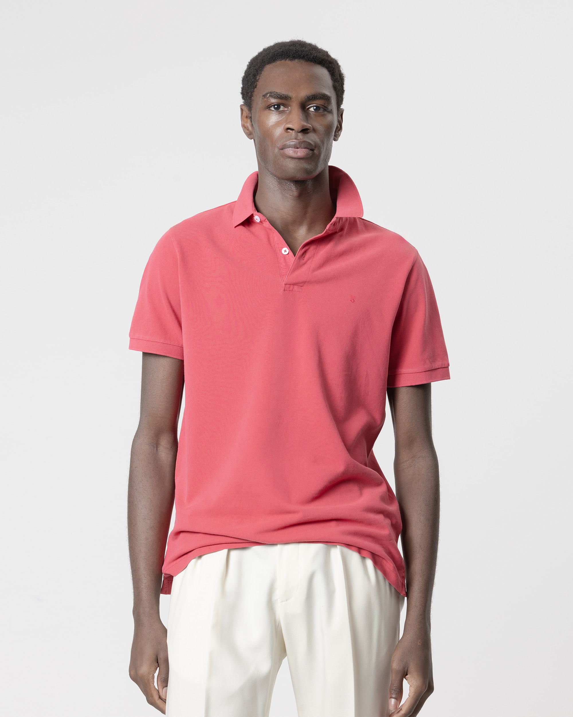 Imagem 0 de Polo Básico Piqué Lavado em Algodão Slim Fit