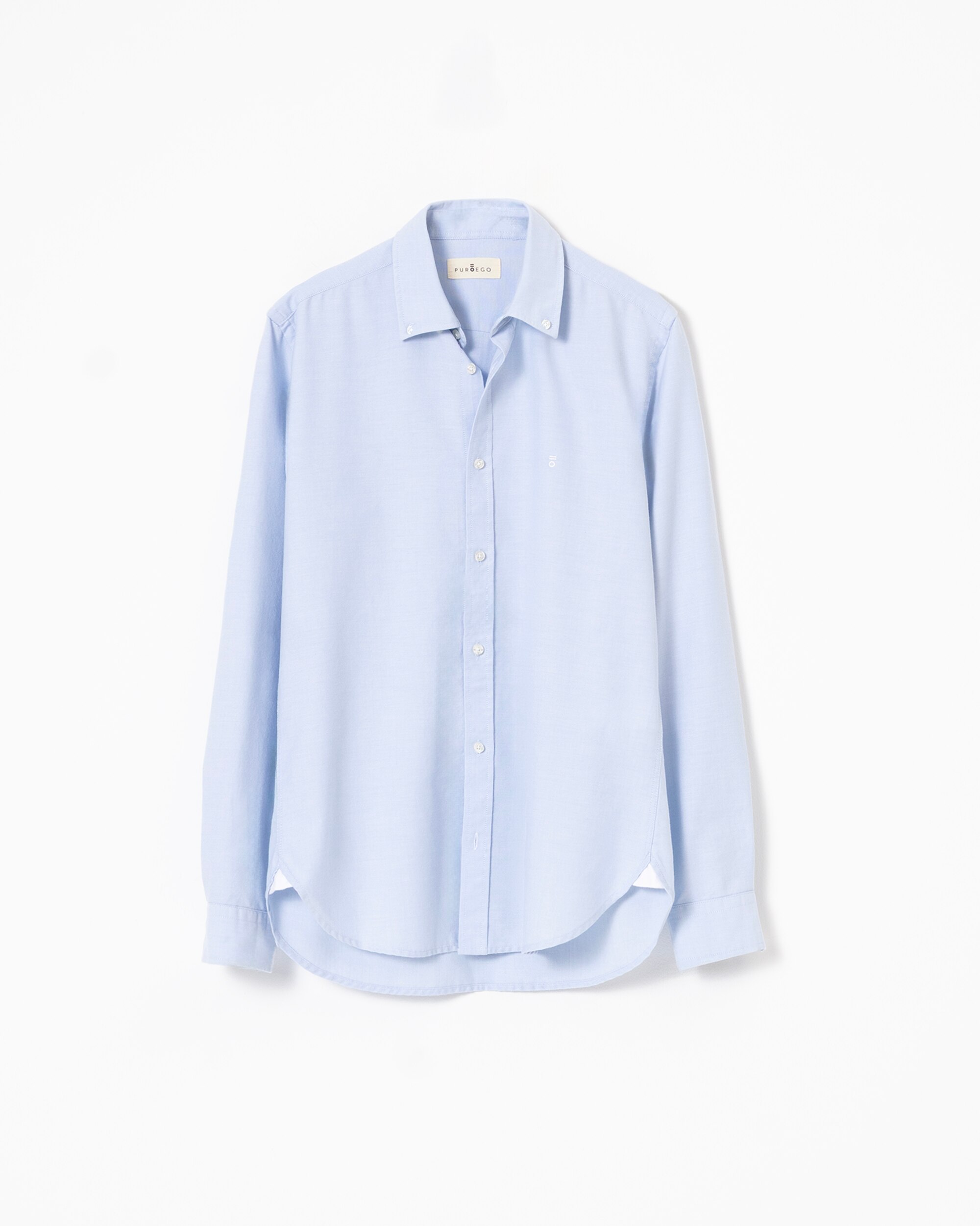 Camisa Oxford Slim Fit Azul Celeste Azul-celeste-5