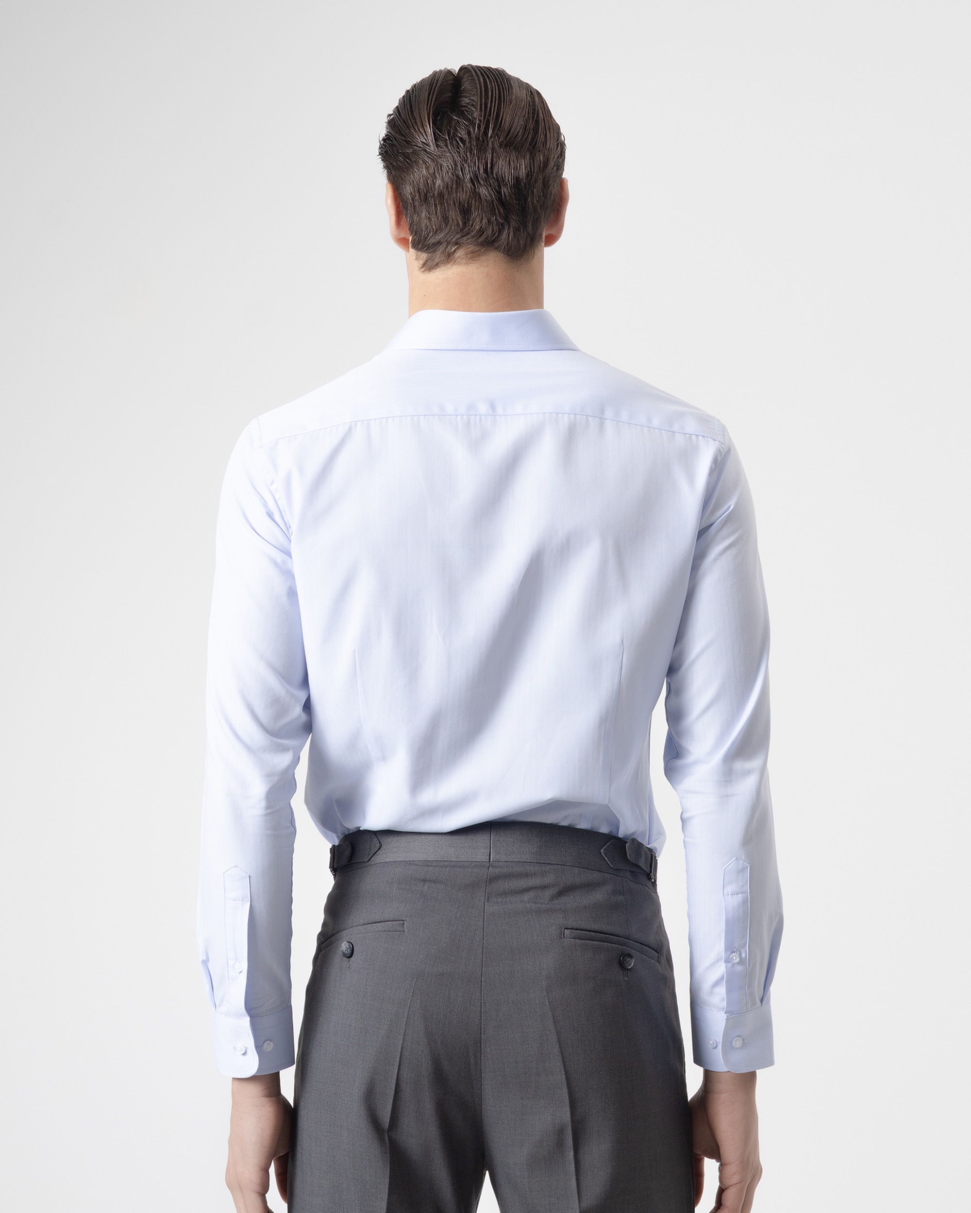 Camisa Formal Espiga Regular Fit Azul Celeste Azul-celeste-4