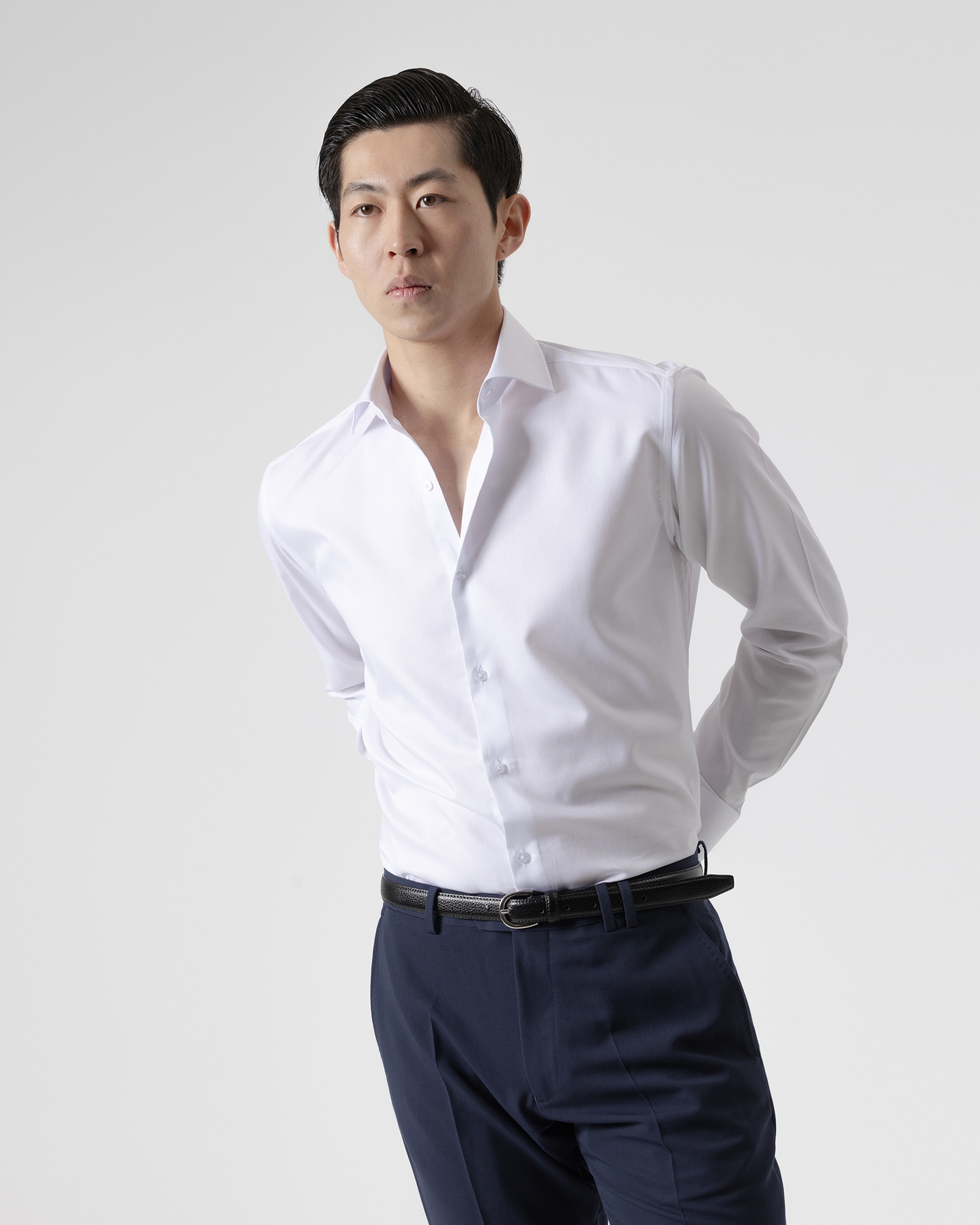 Camisa Formal Espiga Regular Fit Branca Branco-1