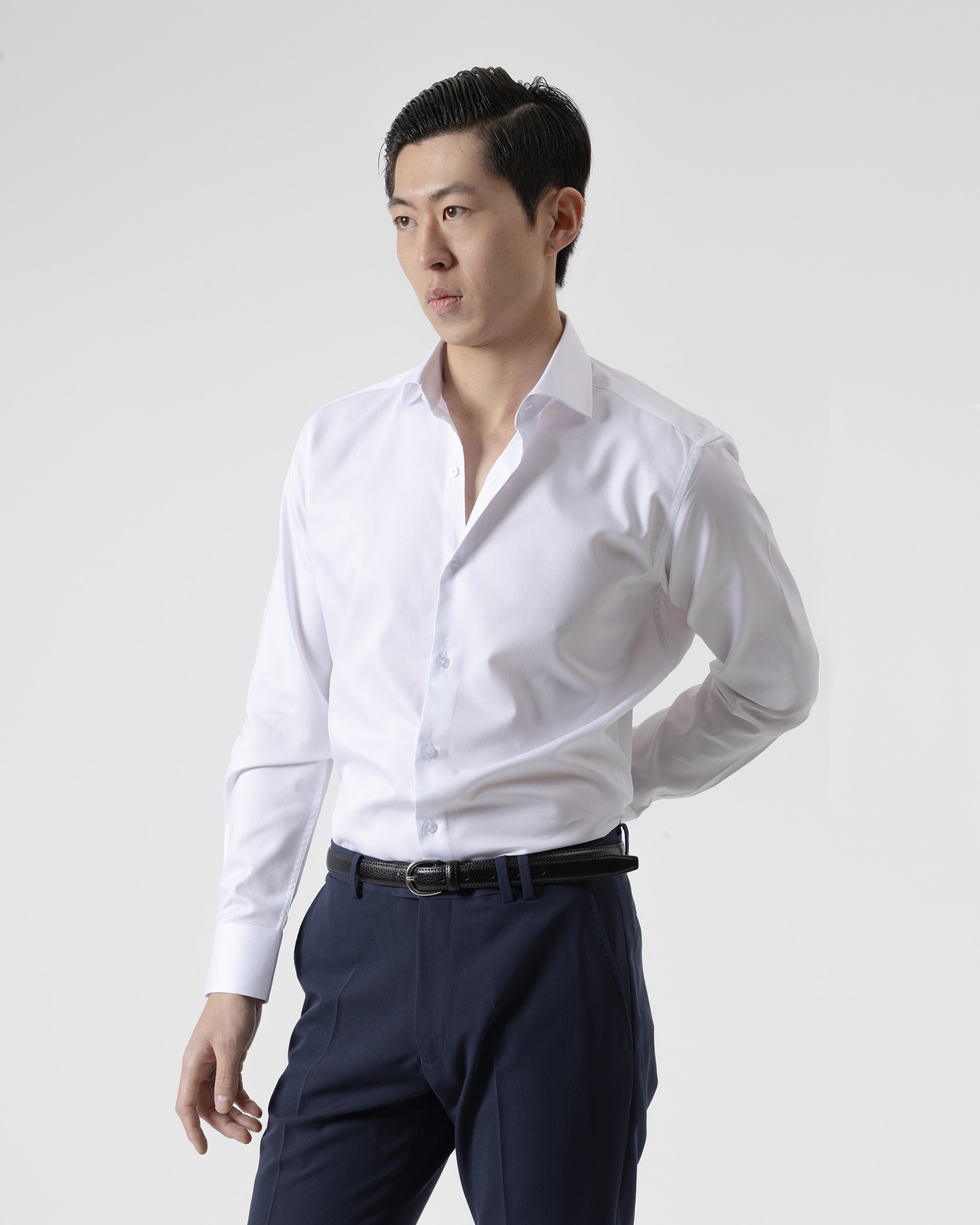 Camisa Formal Espiga Regular Fit Branca Branco-2