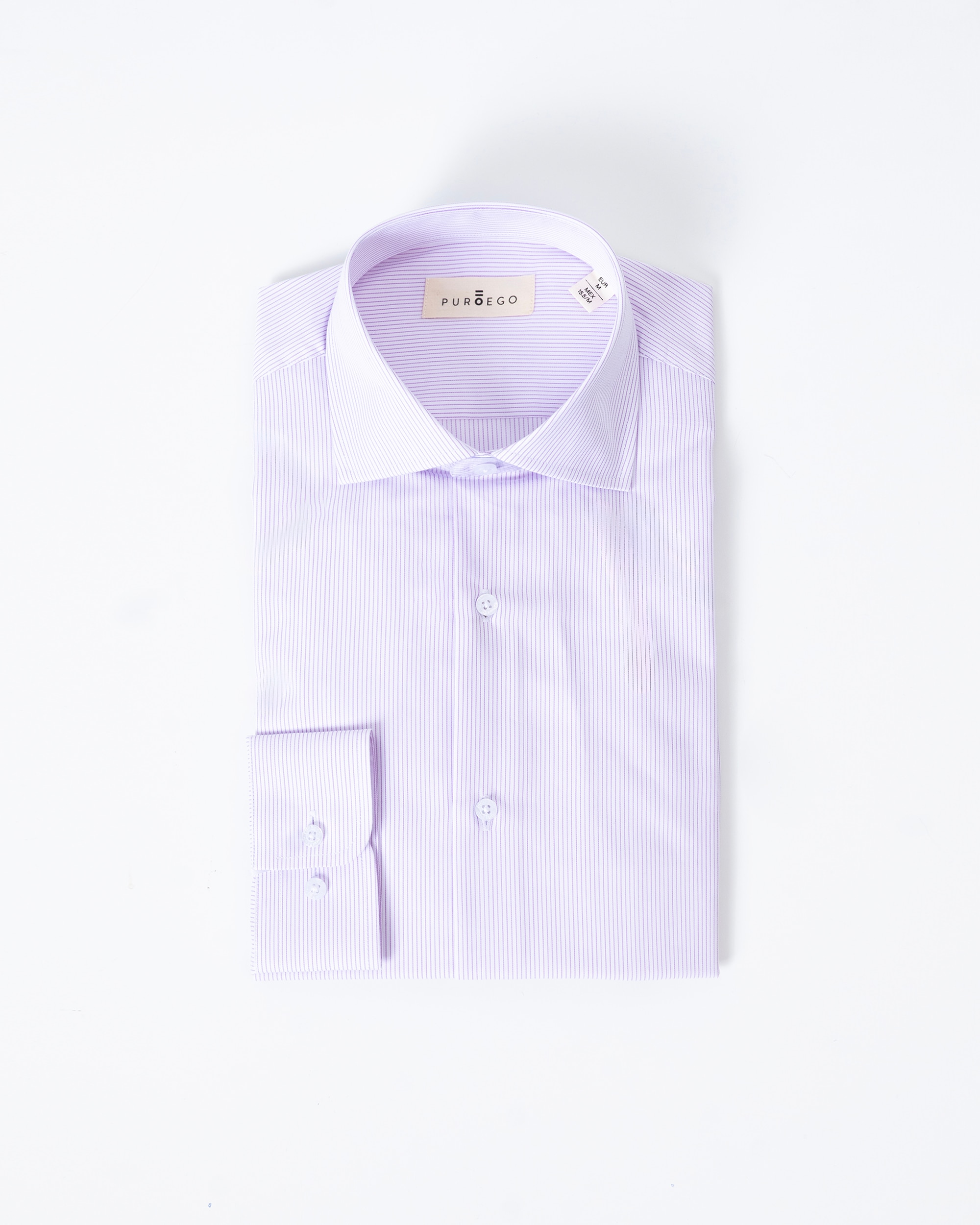 Camisa Formal Pied-de-poule Regular Fit em Rosa Rosa-5
