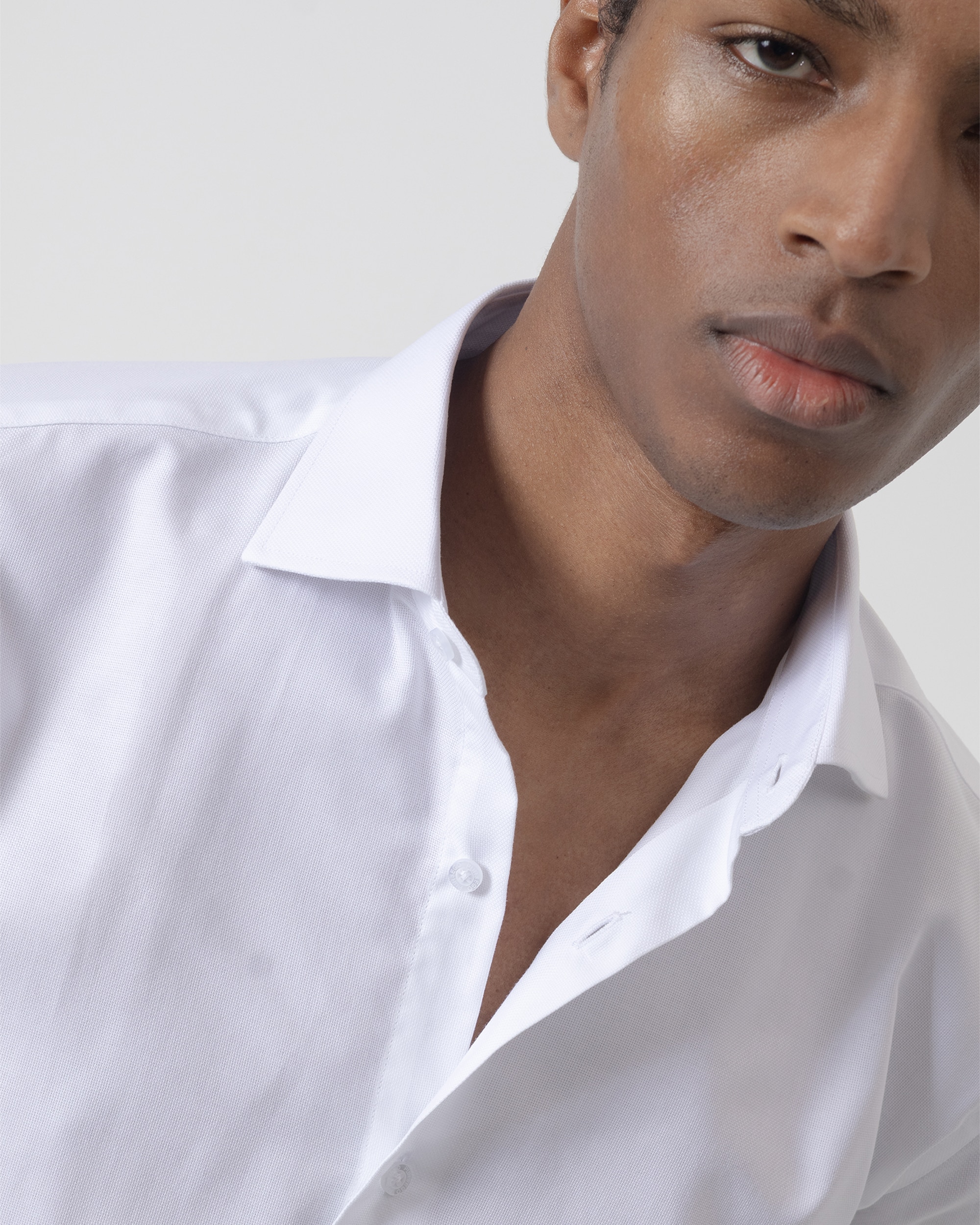 Camisa Formal com Estrutura Regular Fit Branca Branco-3