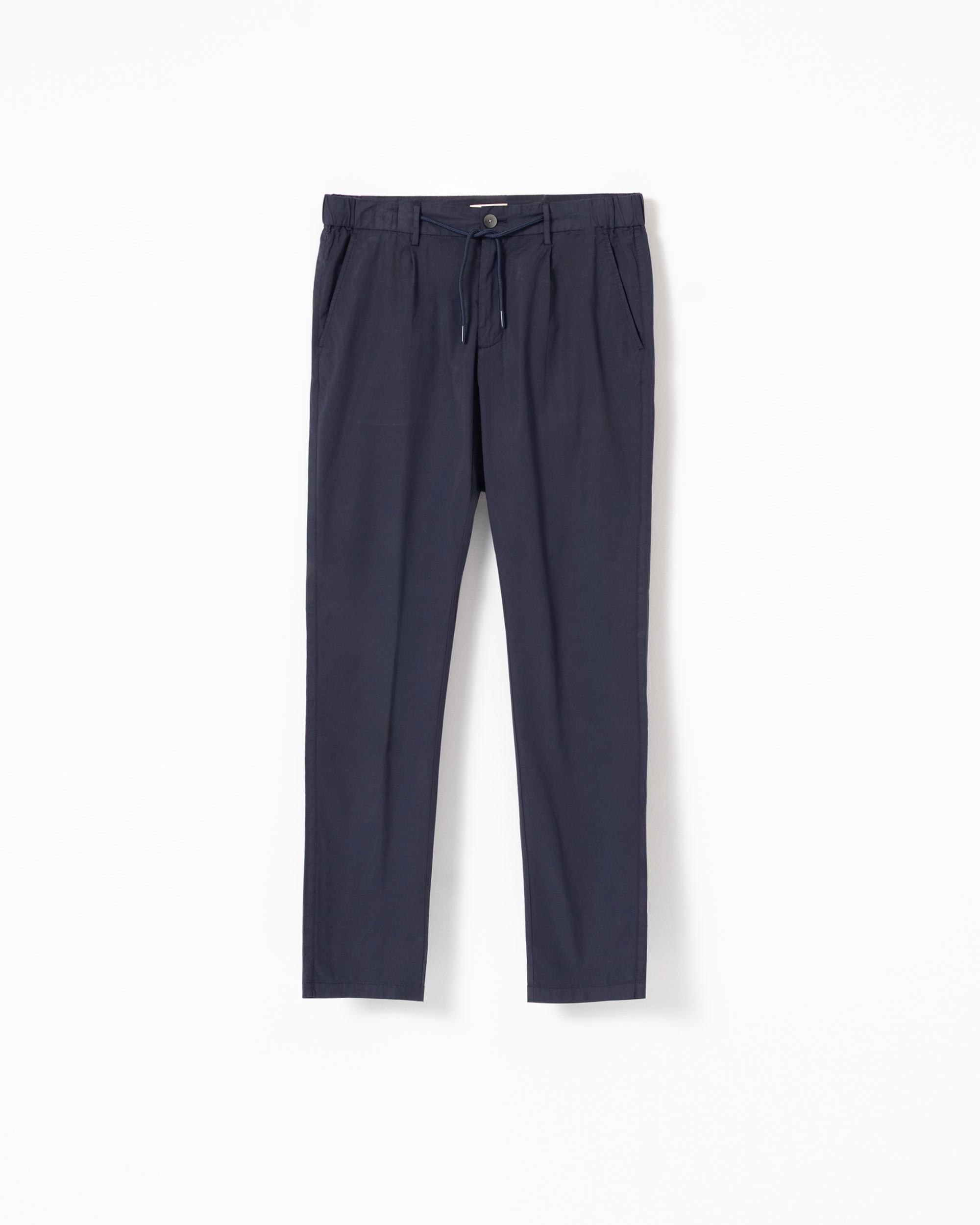 Calças Strecht Slim Fit Azul-marinho-5