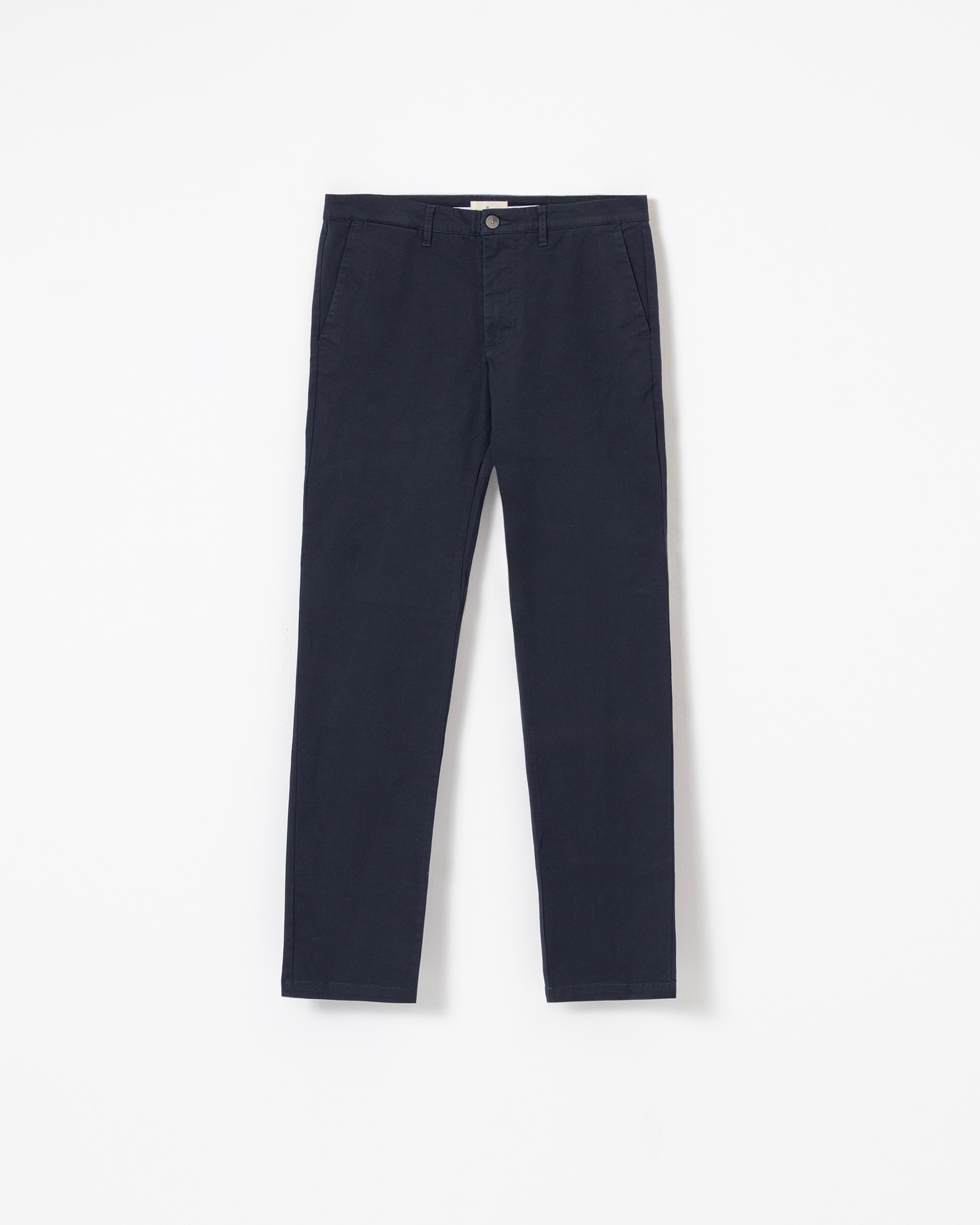 Calças Chino Algodão Slim Fit Azul-marinho-5