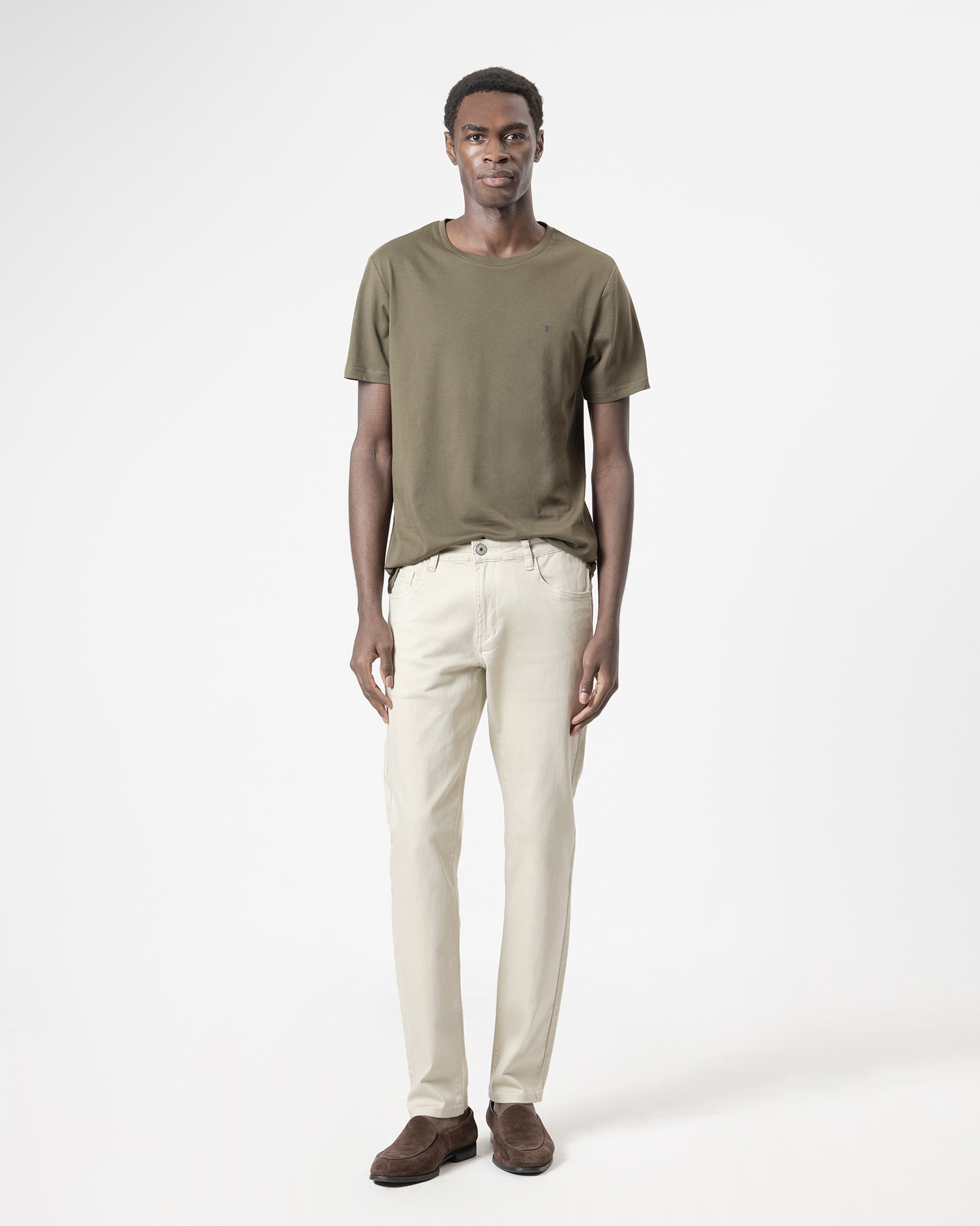 Imagem 0 de Calças Cinco Bolsos Algodão Slim Fit