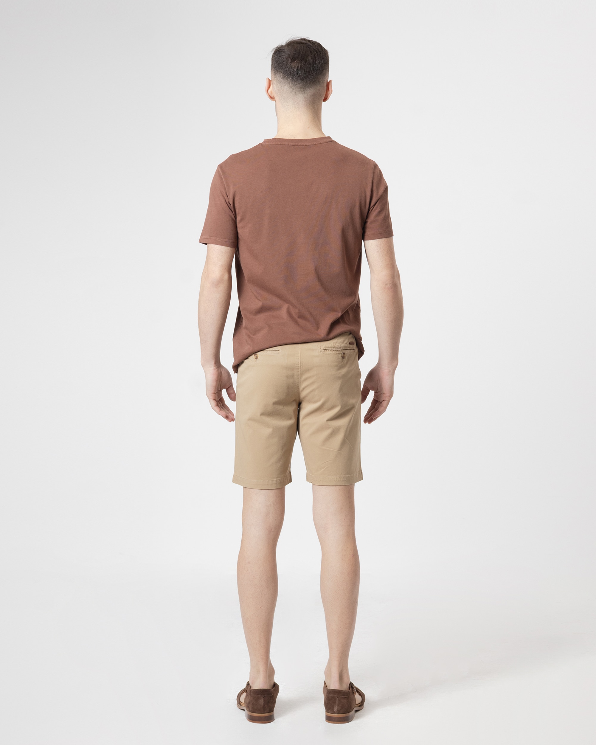 Bermuda Clássica Slim Fit Torrado-4
