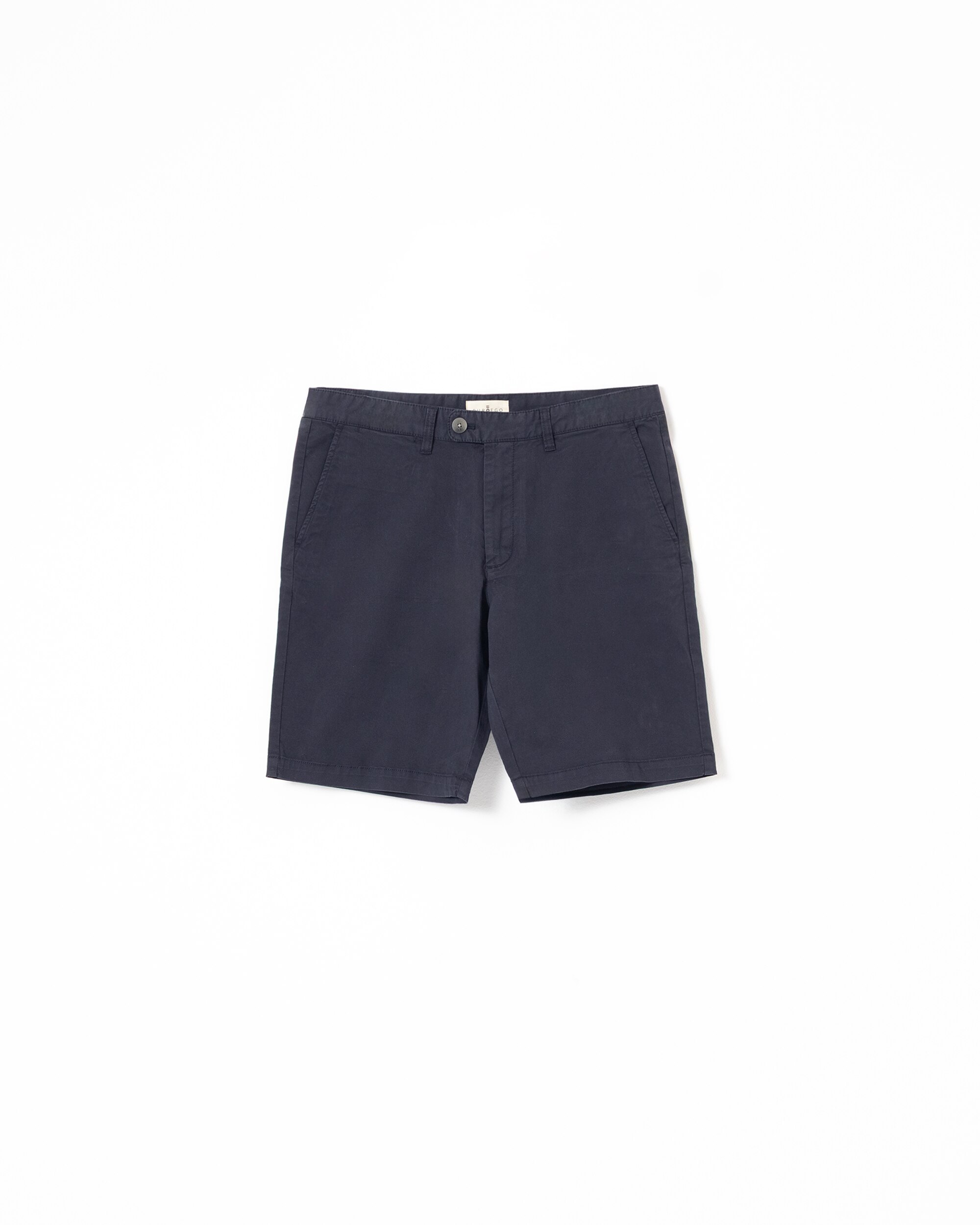 Bermuda Clássica Slim Fit Azul-marinho-5